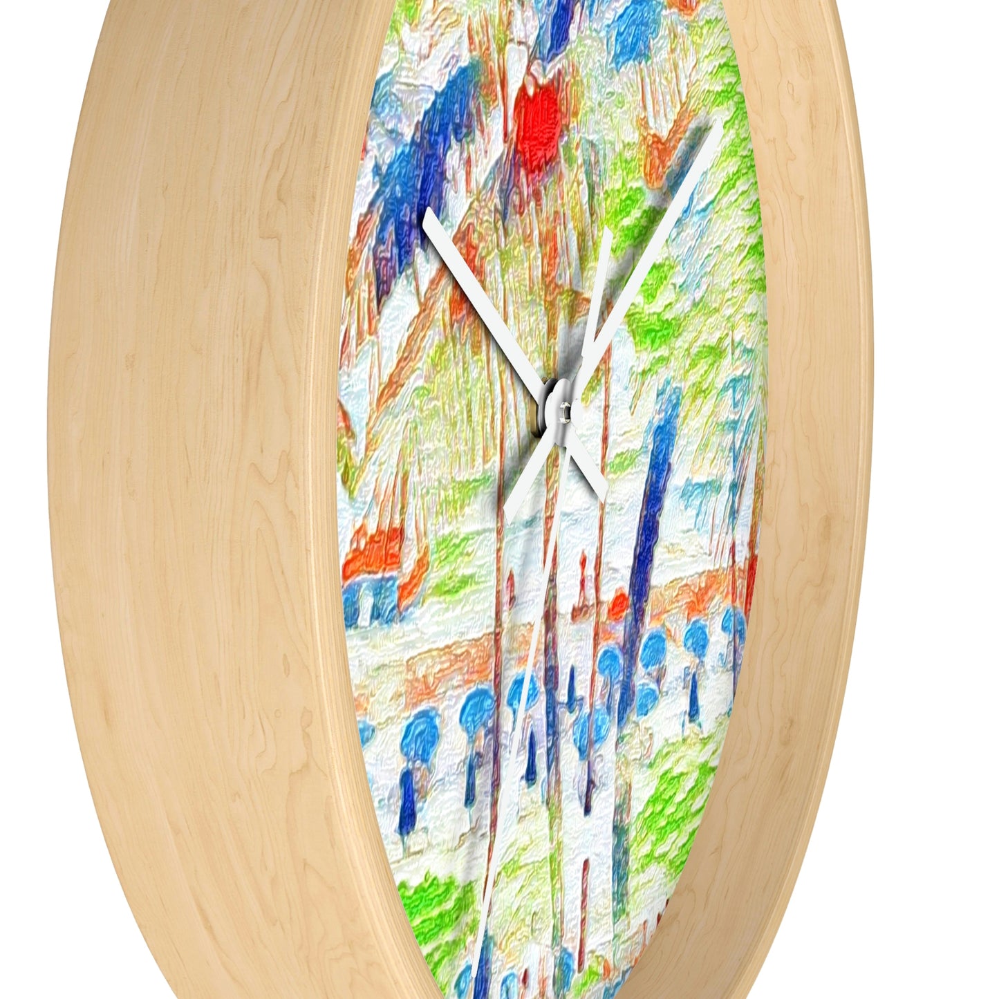Wall Clock ... "The Royal Hawai'ian: Waikiki Beach_Beach" ... Honolulu, HI ... Ocotber 2014 (Halloween) ... Original Works ...