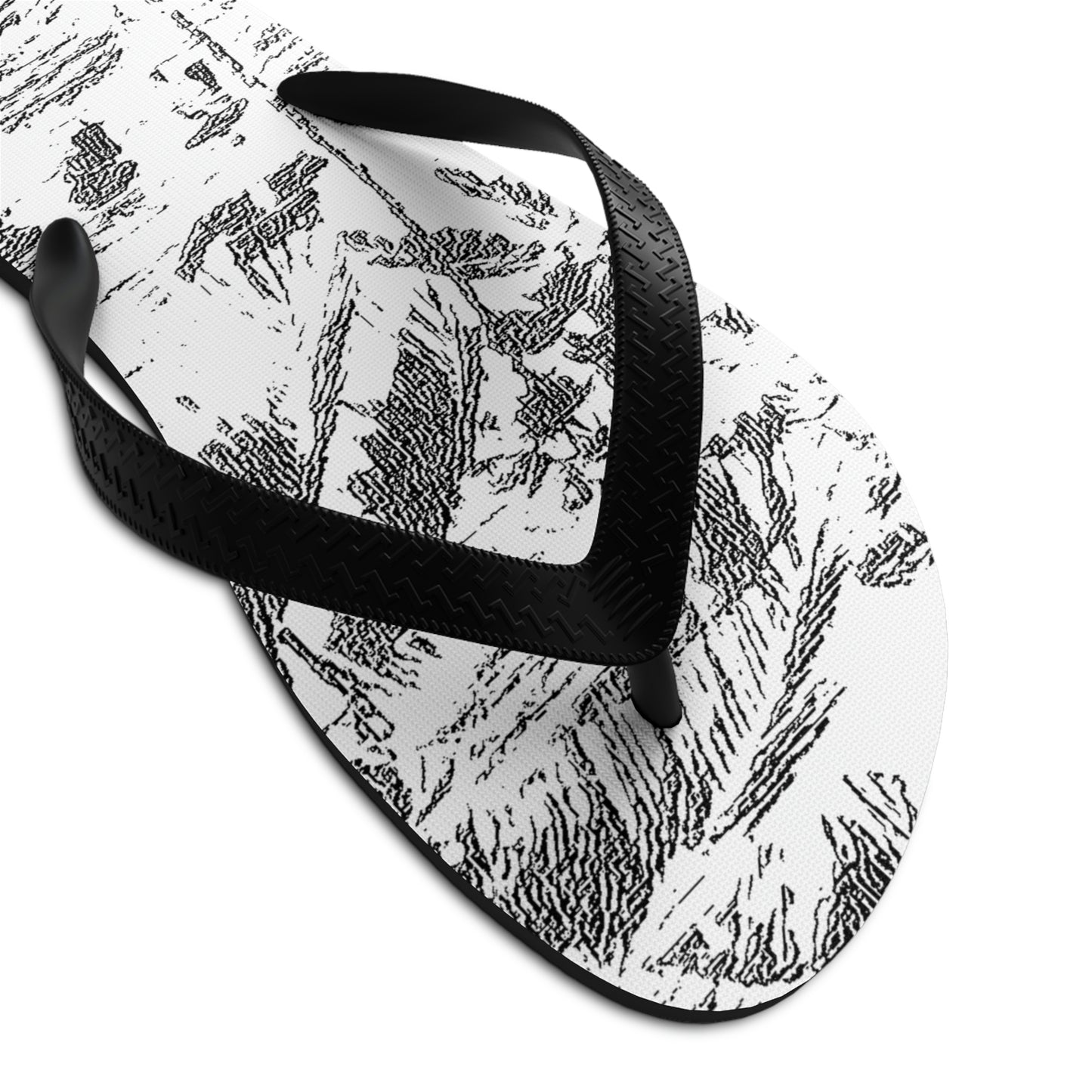 Unisex Flip-Flops ... "The Royal Hawai'ian: Waikiki Beach_Beach" ... Honolulu, HI ... Ocotber 2014 (Halloween) ... Original Works ...