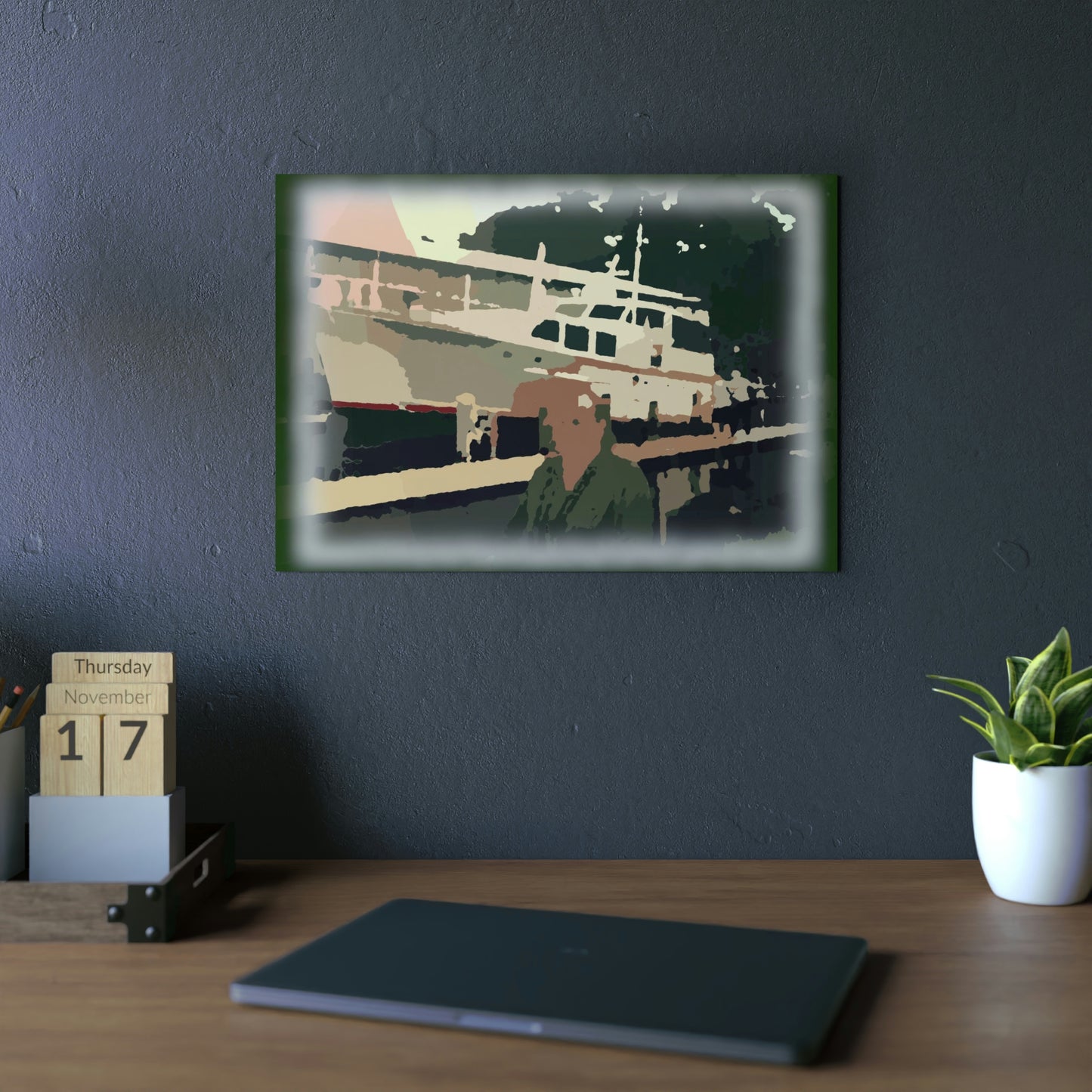 Aluminum Composite Panels ... Classic 1970 Trumpy Wooden Yacht 'On-The-Rails' " ... Circa Autumn 2017 ... Great Bridge, Virginia ... AYB ...