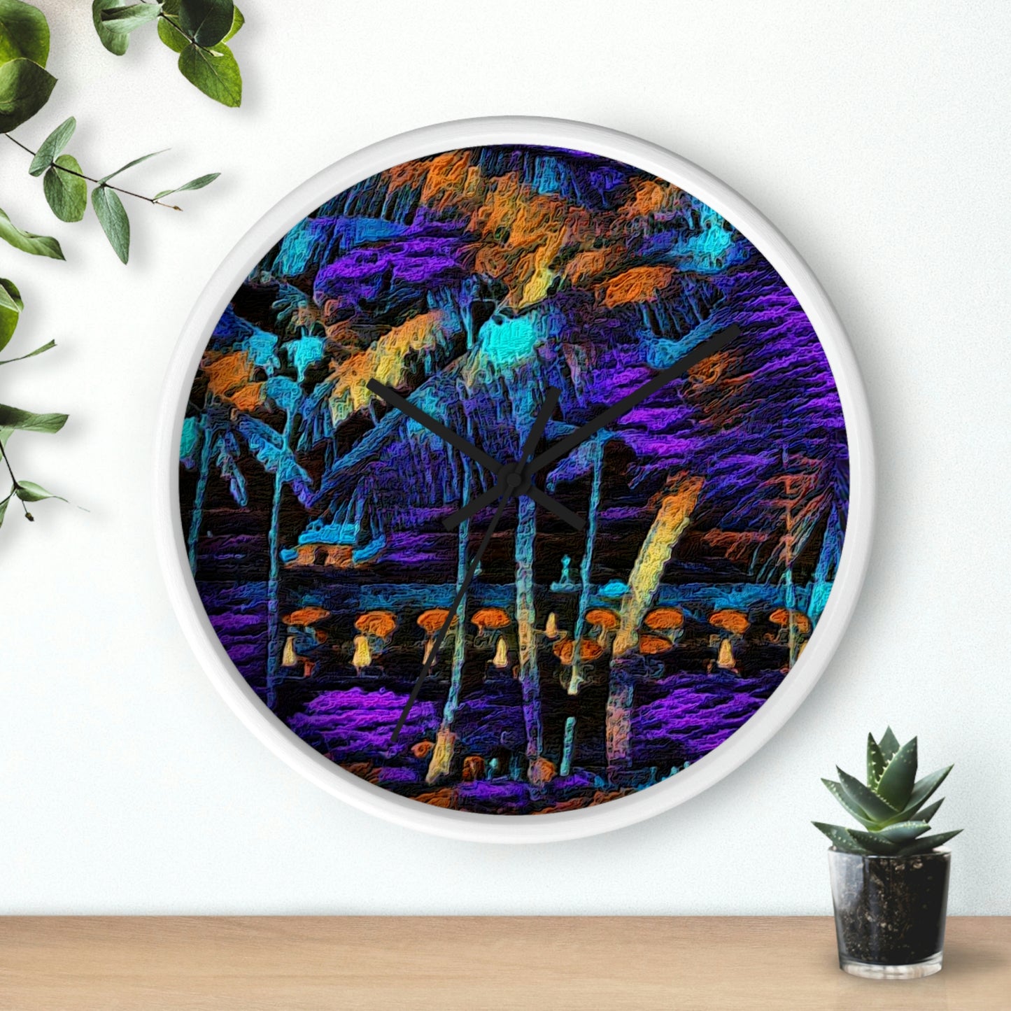 Wall Clock ... "The Royal Hawai'ian: Waikiki Beach_Beach" ... Honolulu, HI ... Ocotber 2014 (Halloween) ... Original Works ...