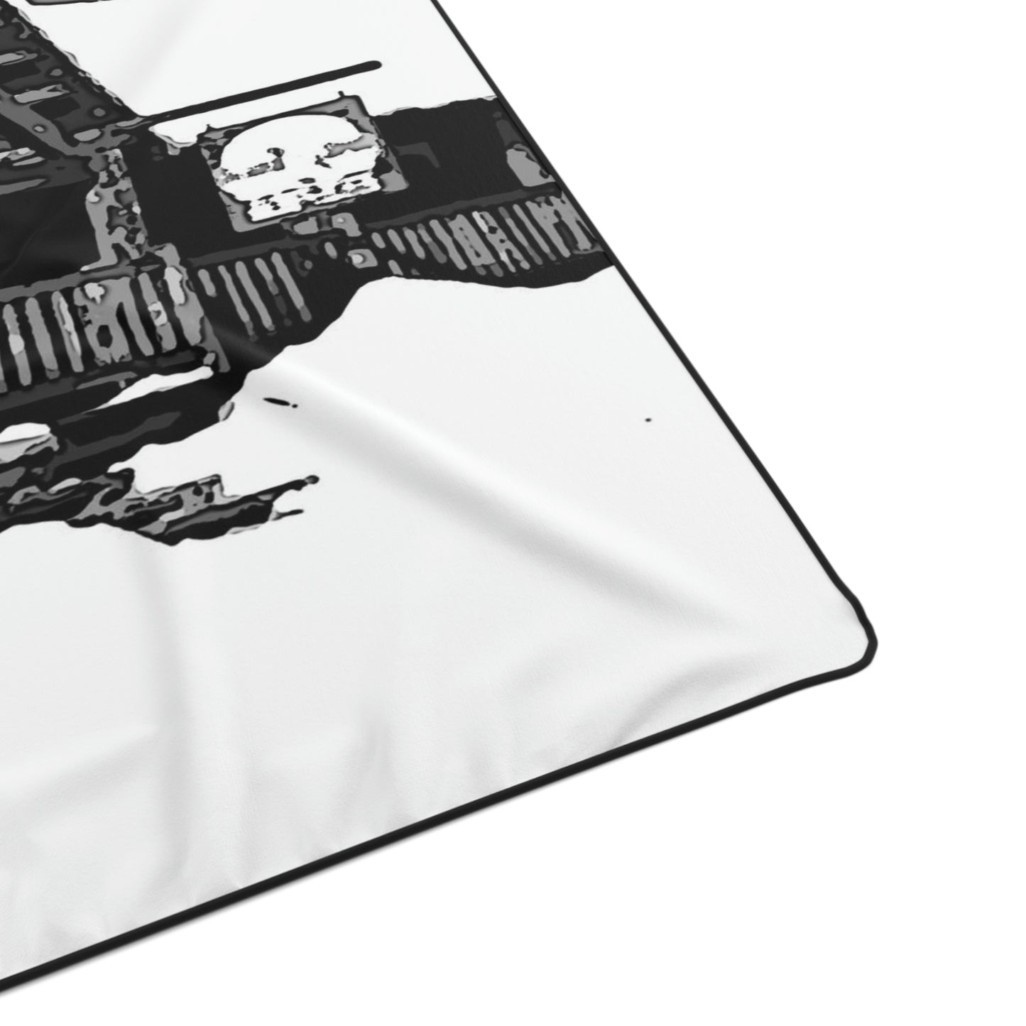 Polyester Blanket ... A Beautiful Lodge & Back-Country Outfitter In A Mountain Town ... 'Dixie, Idaho, November 2022' ... Original Works ...