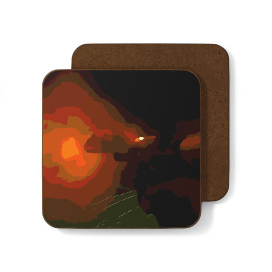 Hardboard Back Coaster ... Ruger .357 Magnum Early-Morning-Target-Practice ... 'Circa April 2022' ... Original Works ...