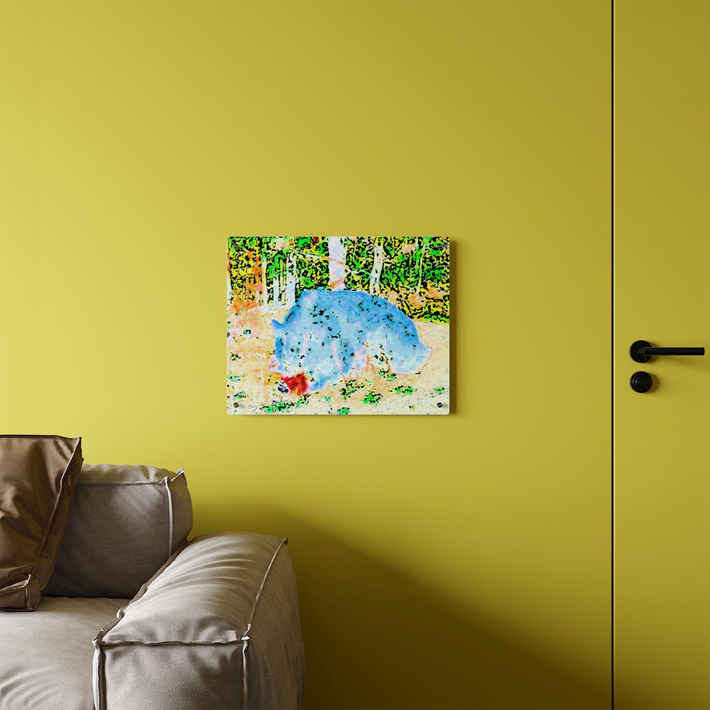 Acrylic Wall Art Panels ... RCY: "Rhett Creek Yogi ... '500 Lbs Of Autumn Season Hunger' ..."  ... September 2022 ... Central Idaho ... Original Works ...