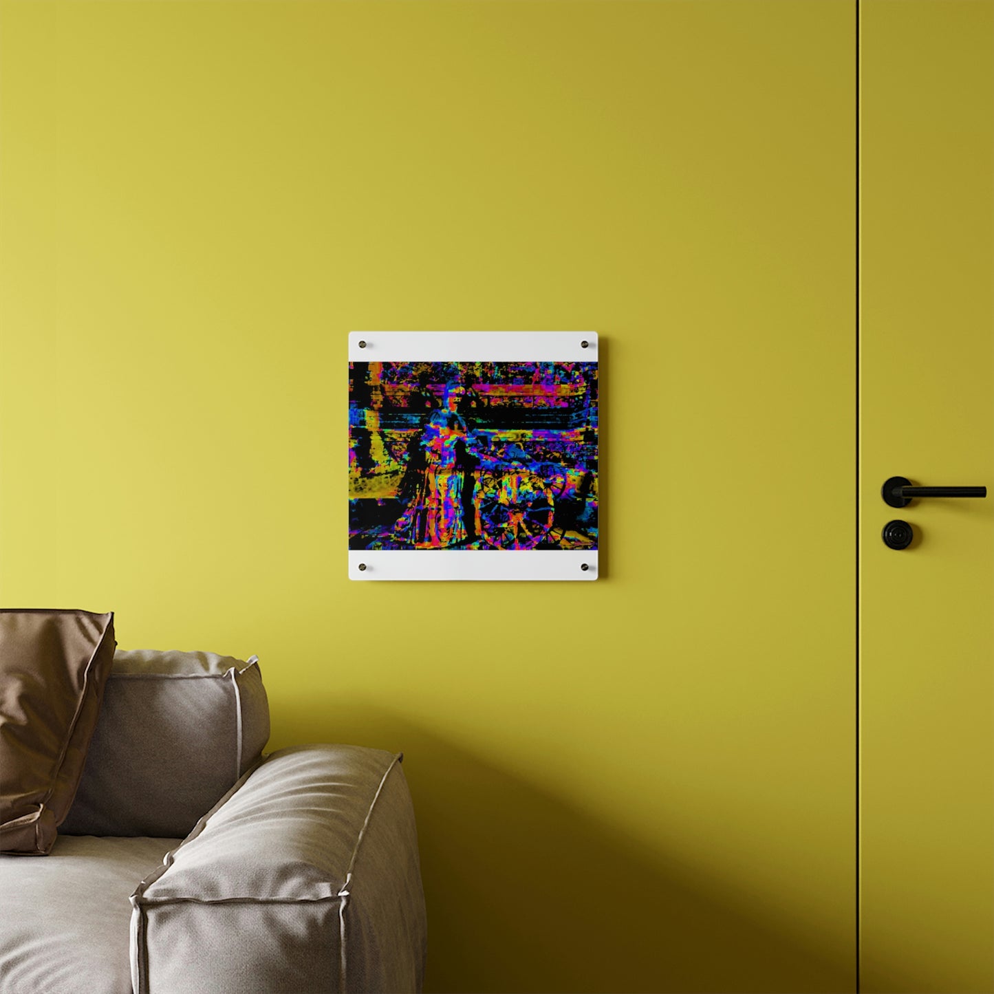 Acrylic Wall Art Panels ... Dublin's "Molly Malone Along Grafton Street" ... Cryin' Cockels & Muscles Alive-Alive-Oh ... Circa 2003 ... Original Works ...