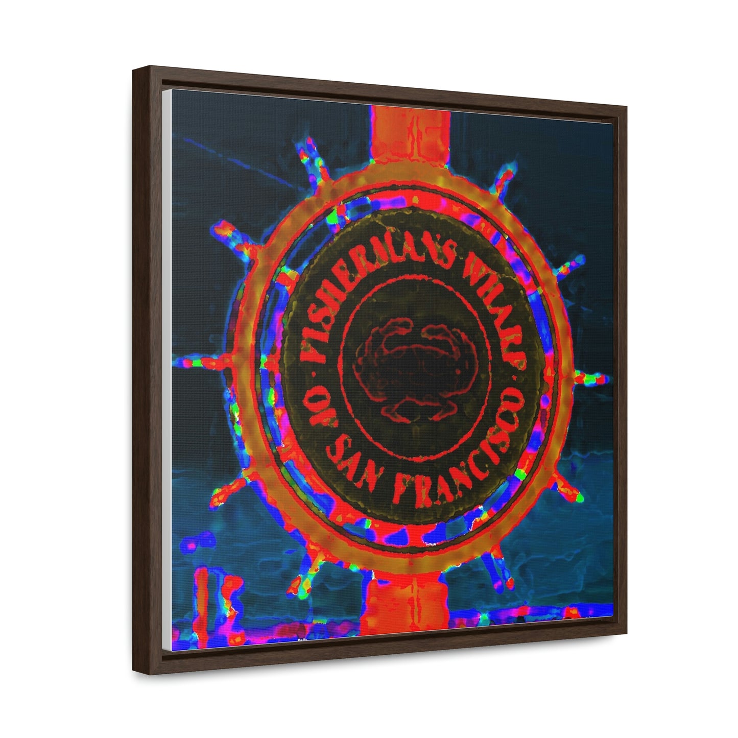 Gallery Canvas Wraps, Square Frame ... "No.9 Fishermen's Grotto - Fishermen's Wharf, SF, California" ... Family Archives: 1970's ... Original Works ...