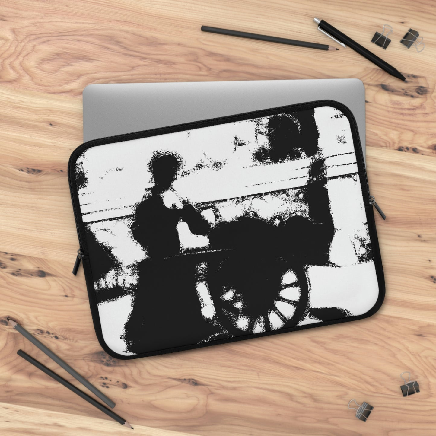 Laptop Sleeve ... Dublin's "Molly Malone Along Grafton Street" ... Cryin' Cockels & Muscles Alive-Alive-Oh ... Circa 2003 ... Original Works ...