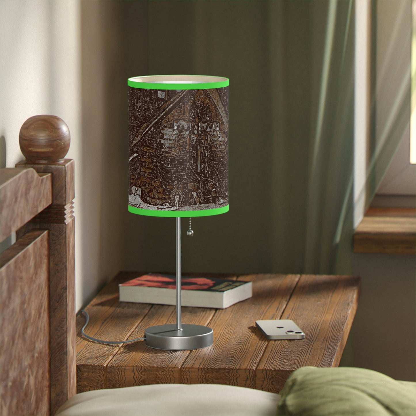 Lamp on a Stand, US|CA plug ... "A Bit Of Illumination For Your Cabin, Trailer, Boat-Yacht, RV, Home, Or Tiny-Home".