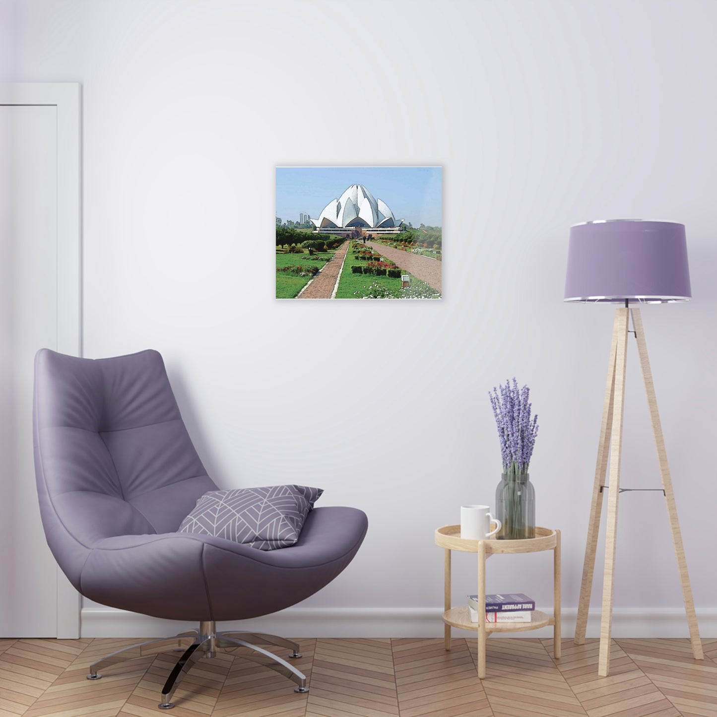 Acrylic Prints ... 'Bahai'i House-Of-Worship' ... "Lotus Temple: Delhi, India, 2008" ... Original Works ...