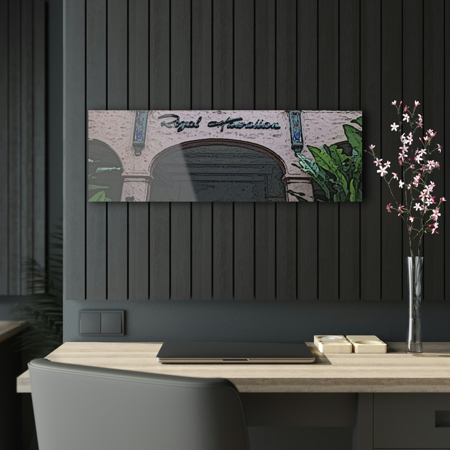 Acrylic Prints ...  "La Grande Entree" At: 'The Pink Palace' ... The Royal Hawai'ian ... Honolulu, HI ... '27Oct2014' ... Original Works ...