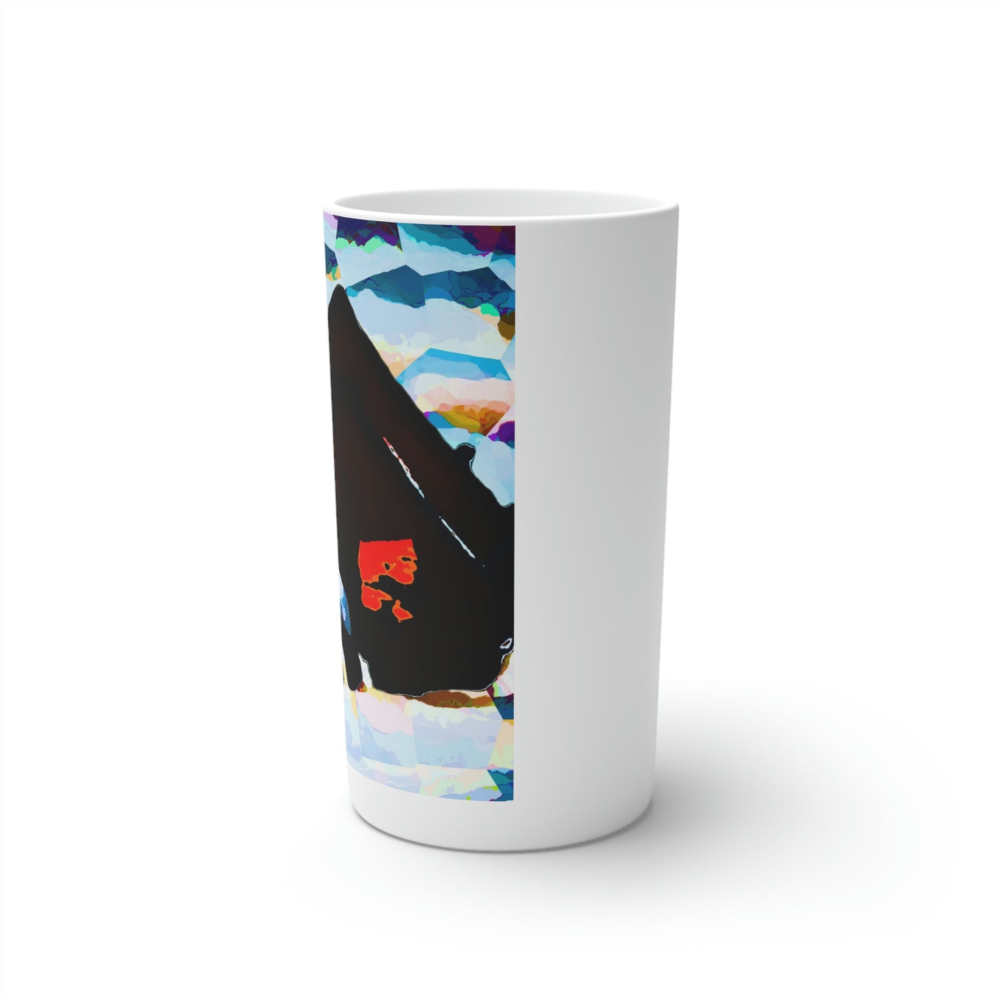 Conical Coffee Mugs (3oz, 8oz, 12oz) ... After An Intense Snow Storm ... 'Digging Out' ... A Vehicle & Cabin "In The Mountains" ... March 2023 ... Original Works ...