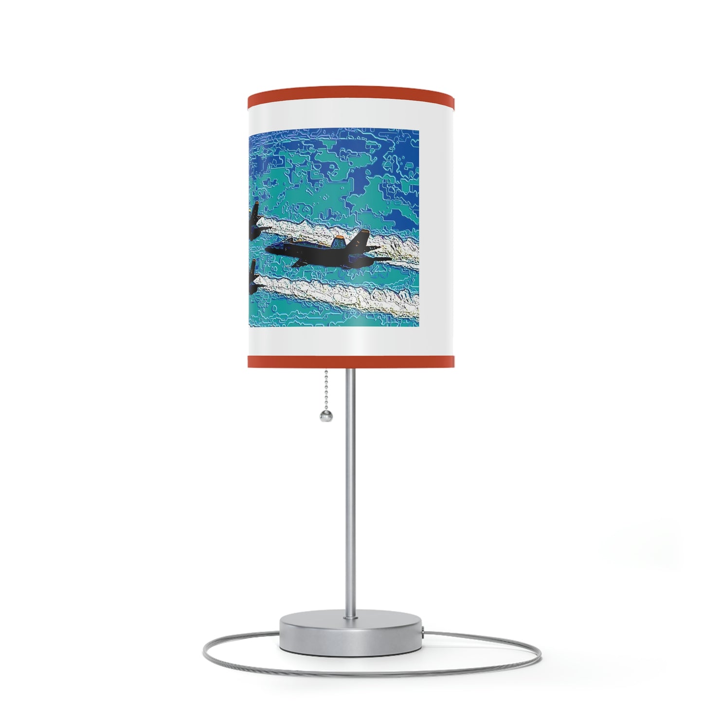Lamp on a Stand, US|CA plug ... Seattle Seafair ..."Blue Angels Run Over Lake Washington" ... Circa Mid 1980's ... Dr FJ Holt ... Original Works ...