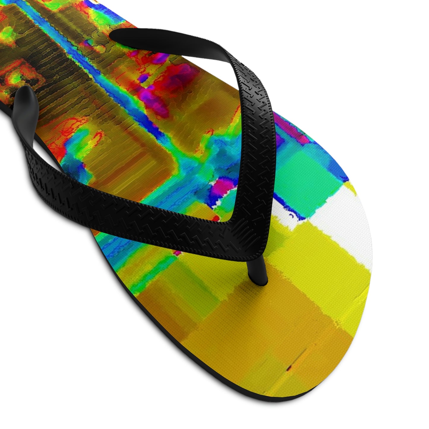 Unisex Flip-Flops ...  In-A-Hurry & Stressed? ... Remember: Keep "Clam" ... Clam_Happy ...  'Ivars: Seattle Waterfront' ... Personal Archives ... Original Works ...