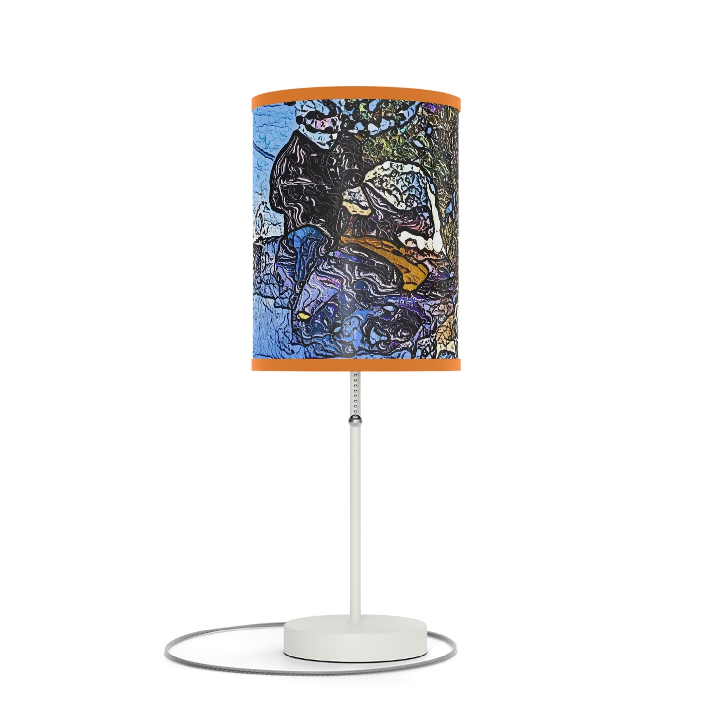 Lamp on a Stand, US|CA plug ... Blasting Through-The-Powder ... 'Central Idaho Mounains ... ' 2Dec22 ...