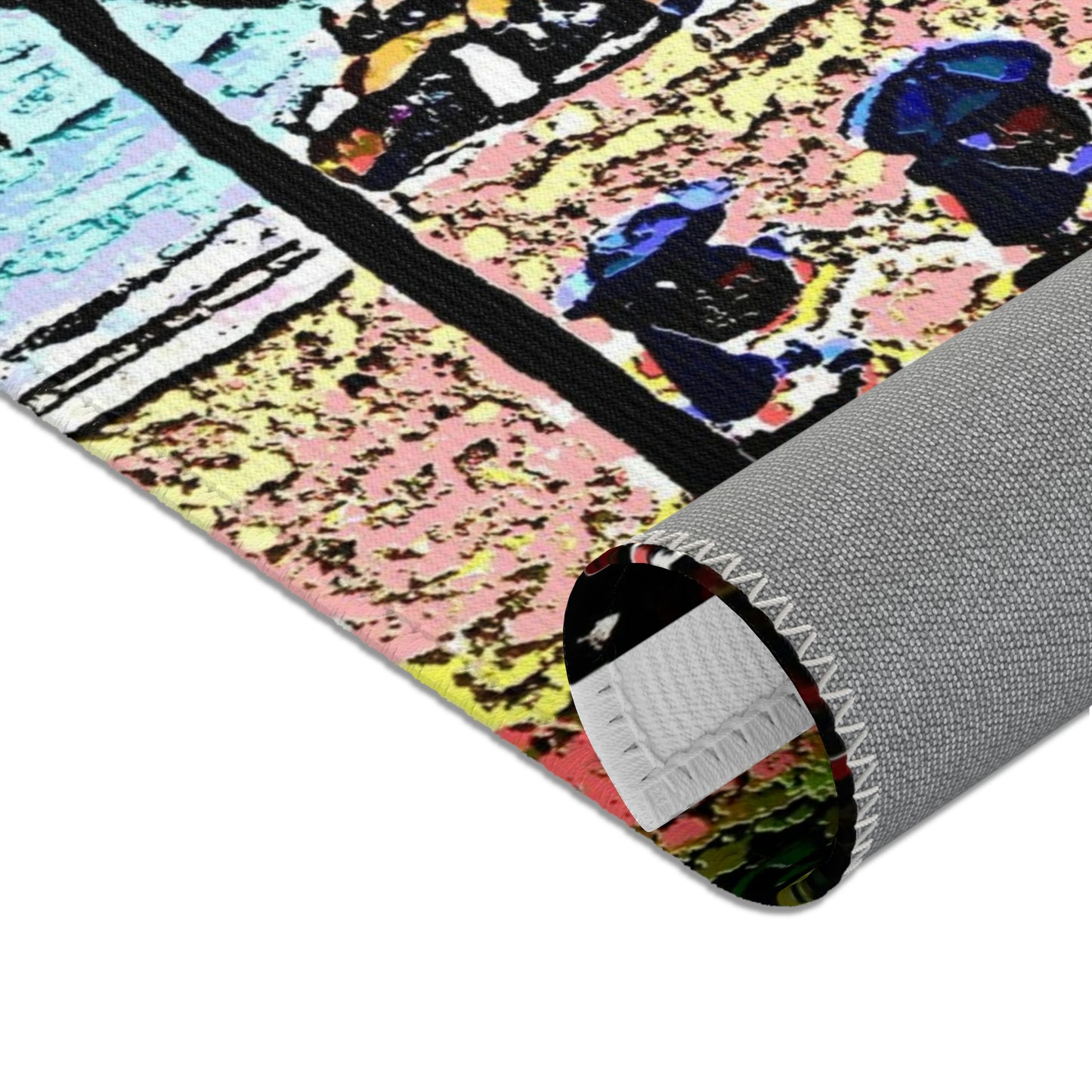 Area Rugs ... "A Beautiful Beach Amongst The Palms" ... The Outrigger Waikiki, Honolulu, Oahu ... Original Works ...