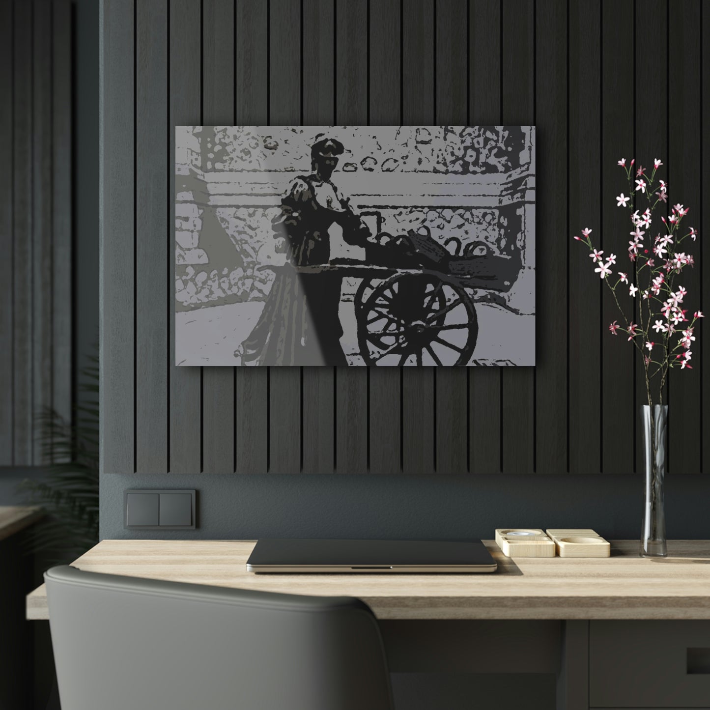 Acrylic Prints ... Dublin's "Molly Malone Along Grafton Street" ... Cryin' Cockels & Muscles Alive-Alive-Oh ... Circa 2003 ... Original Works ...