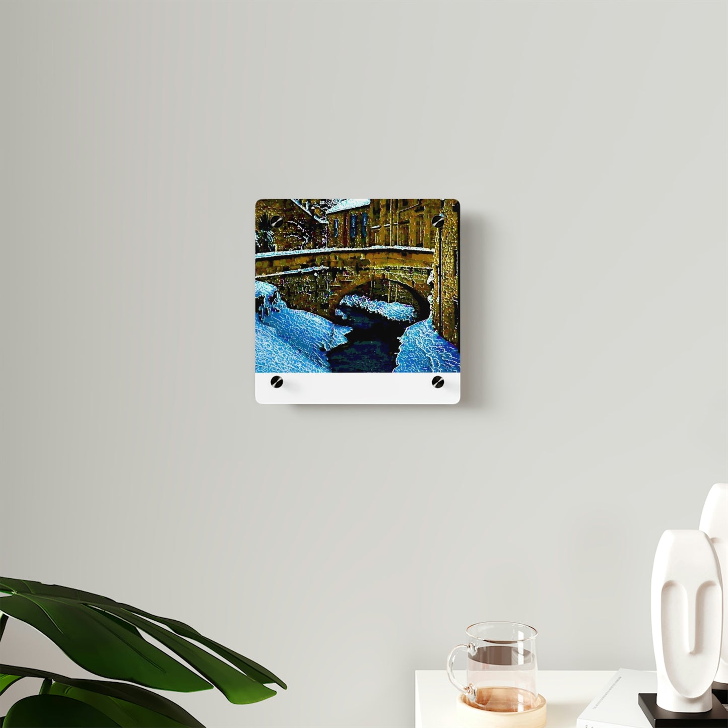 Acrylic Wall Art Panels ... Walikng The Streets & Alleys ... 'Strolling The Canals ... '  ... Original Works  ...