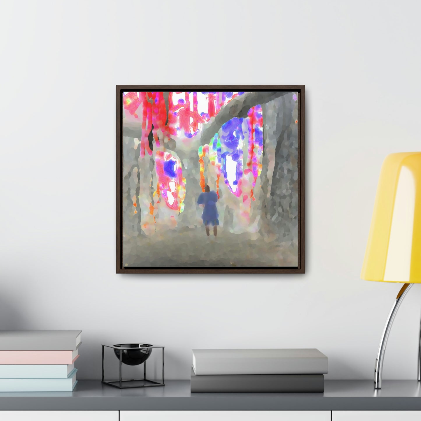 Gallery Canvas Wraps, Square Frame ... 'More' ... Jesuit Philosophy ... "In The Polynesian Banyans ..."