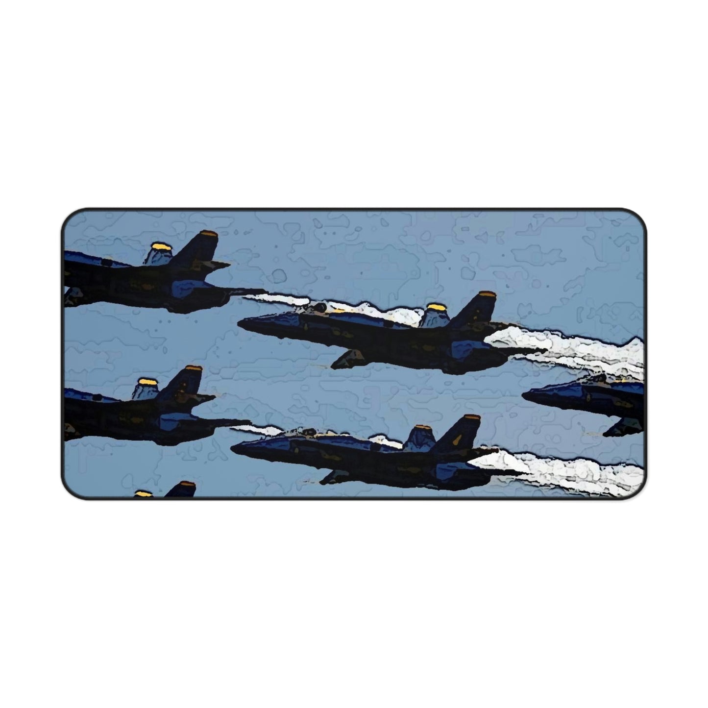 Desk Mat ...  Seattle Seafair ..."Blue Angels Run Over Lake Washington" ... Circa Mid 1980's ... Dr FJ Holt ... Original Works ...