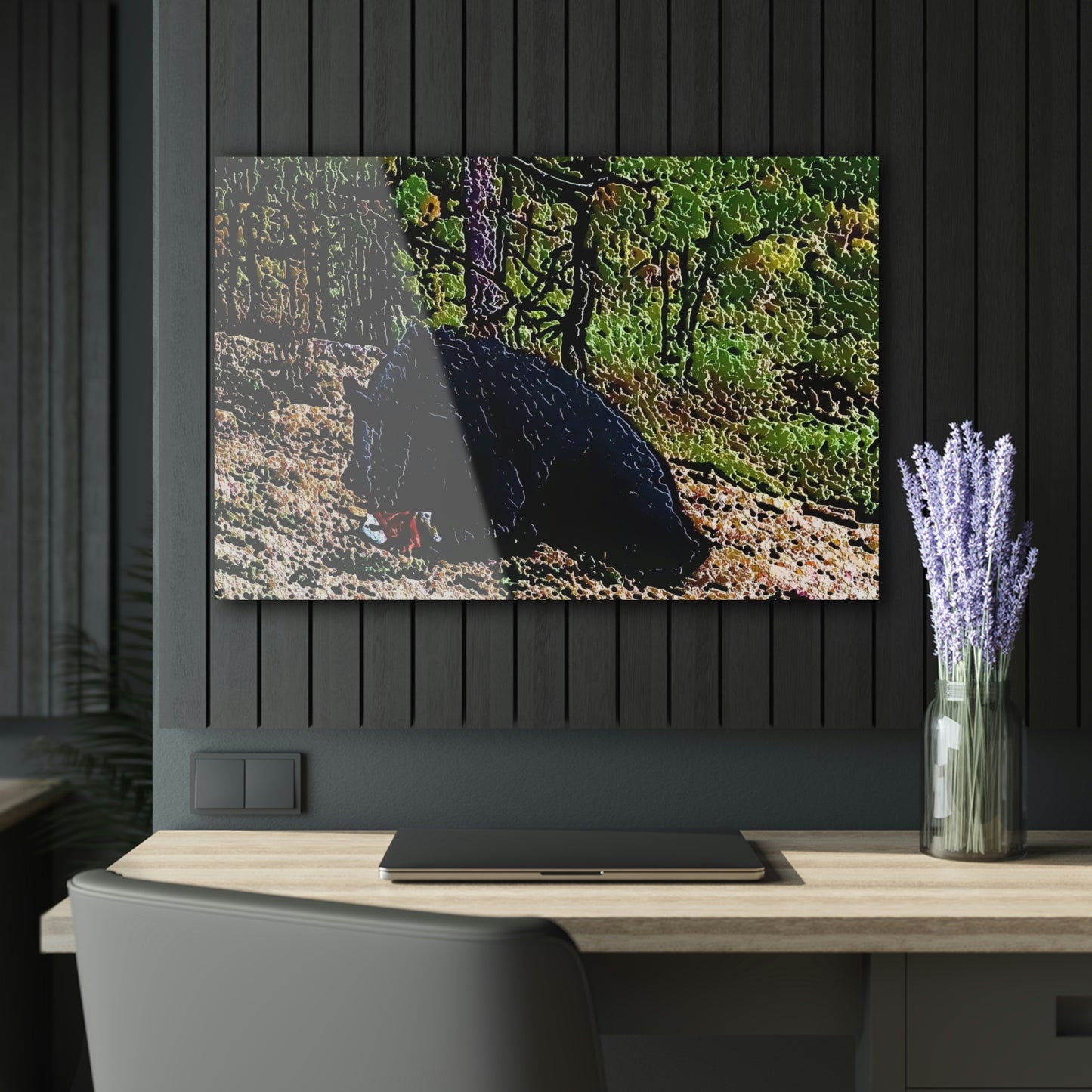 Acrylic Prints (French Cleat Hanging) ... RCY: "Rhett Creek Yogi ... '500 Lbs Of Autumn Season Hunger' ..."  ... September 2022 ... Central Idaho ... Original Works ...