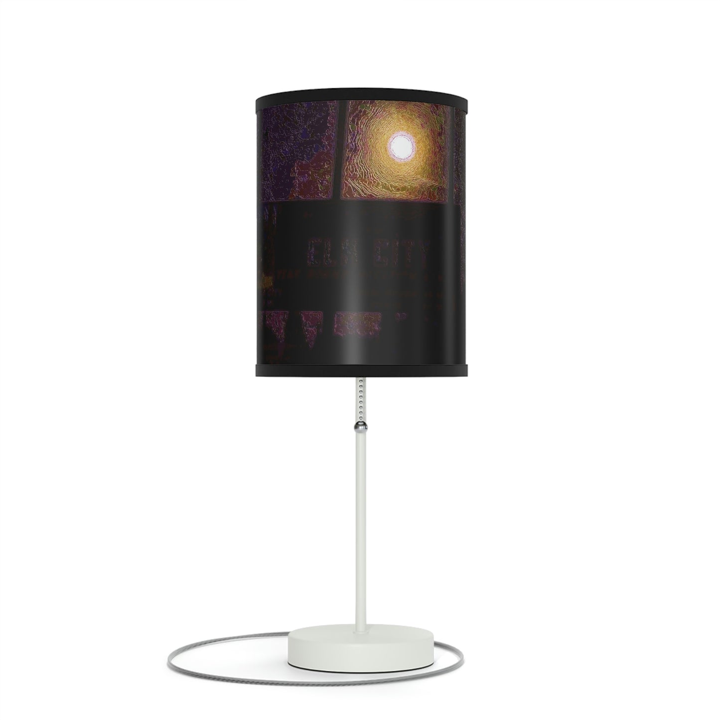 Lamp on a Stand, US|CA plug ... Car Approaches From The Stern ... Moon Ascendary From The Bow ... "Two Friendly Travellers On A Cold Night Near Elk City" ... C