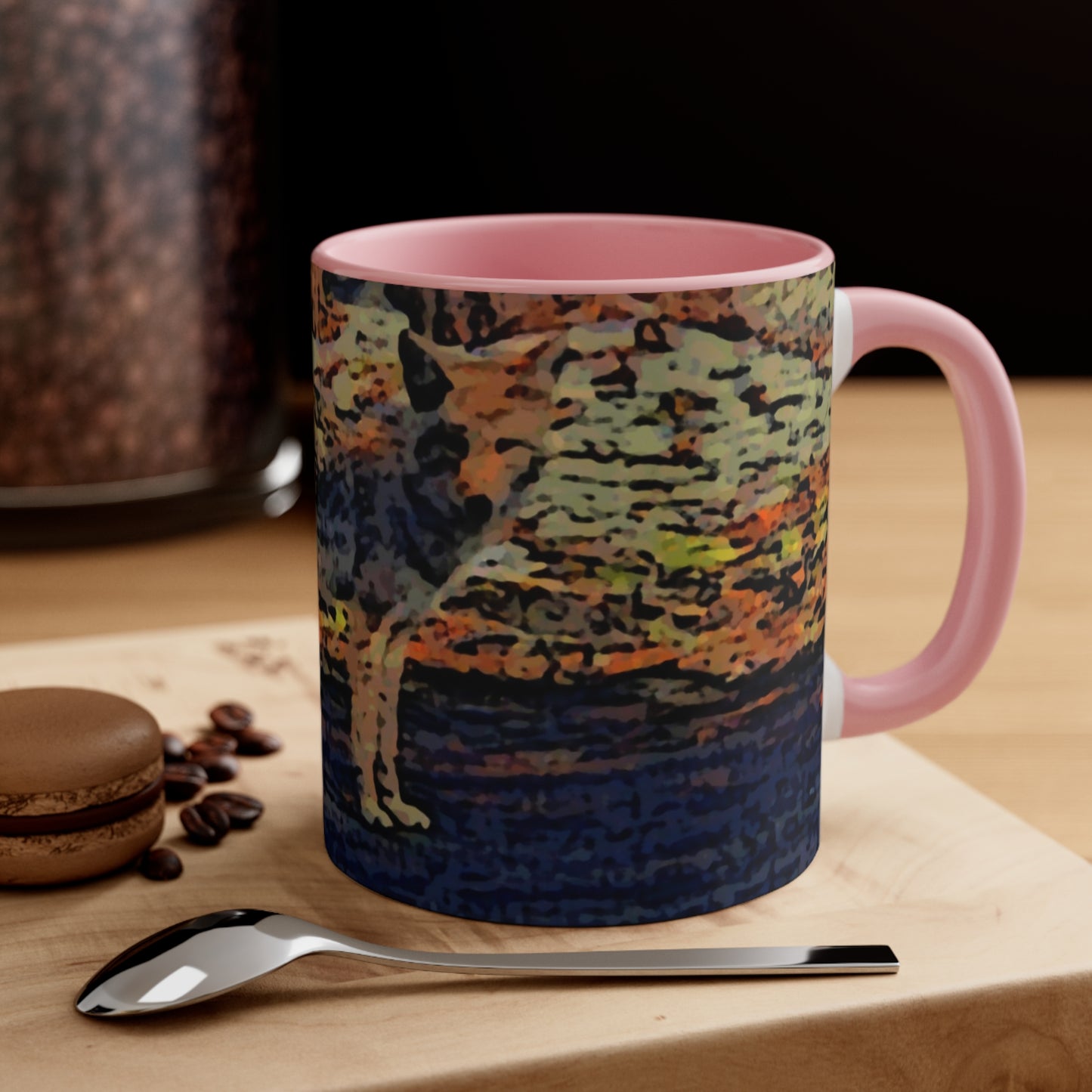 Accent Coffee Mug, 11oz ... Coyote ... "Yosemite Valley: Circa May23 ... KPH Base Photo" ... Original Works ...