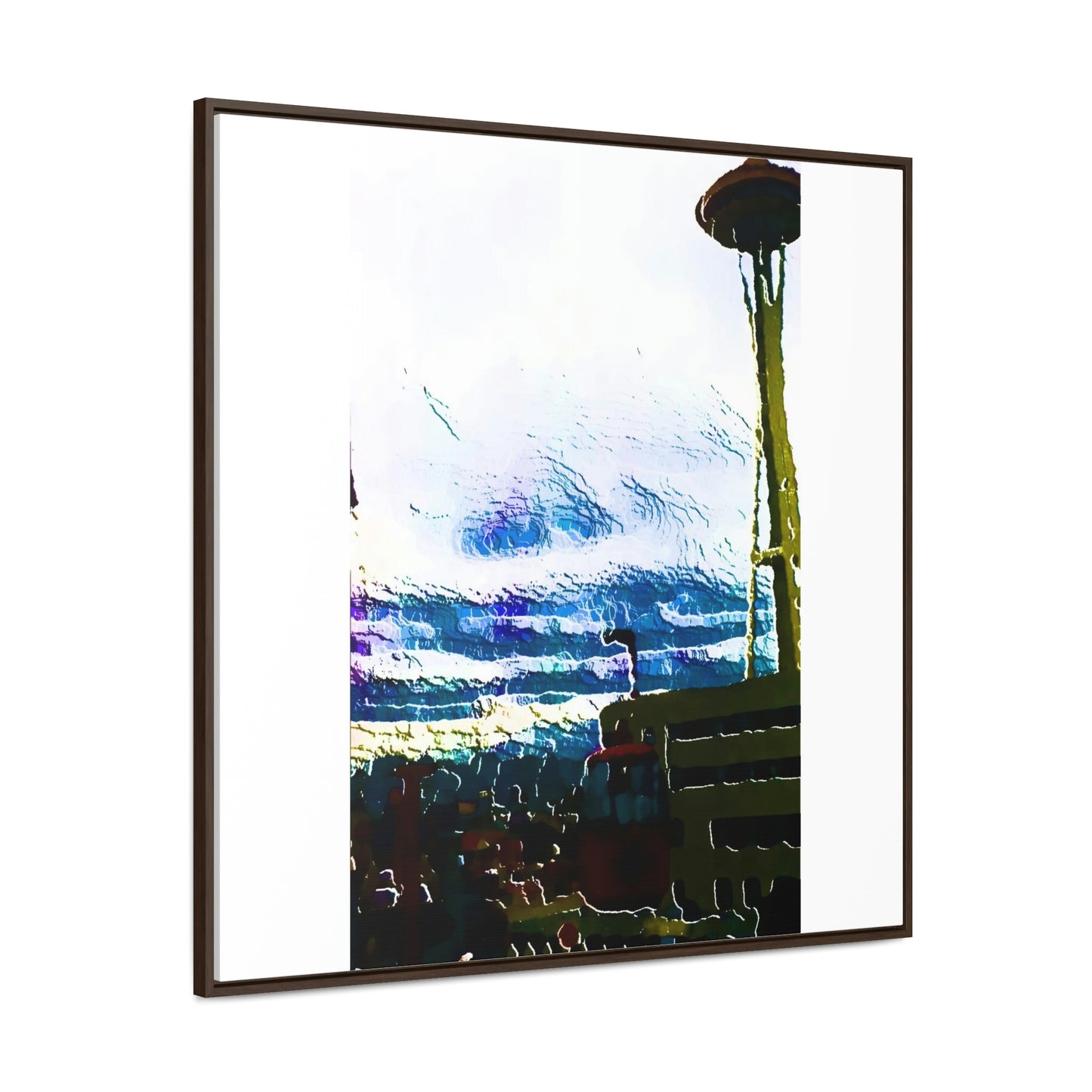 Gallery Canvas Wraps, Square Frame ... Air Tram-Way Gondola & Seattle Space Needle: Seattle World's Fair: 1962 ... Original Works ...
