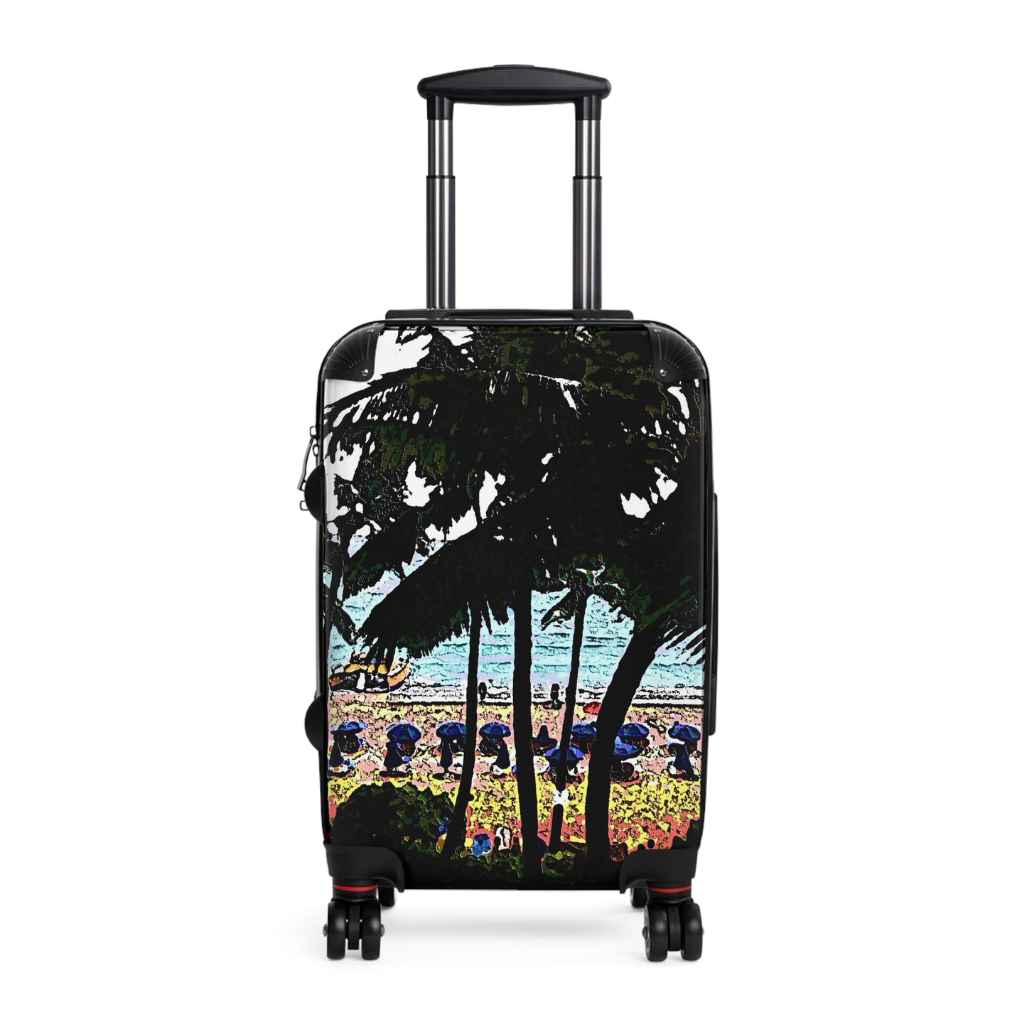 Suitcases ... "A Beautiful Beach Amongst The Palms" ... The Outrigger Waikiki, Honolulu, Oahu ... Original Works ...