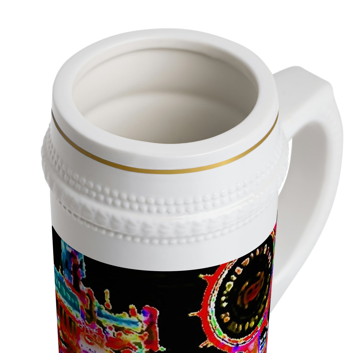 Beer Stein Mug ... "No.9 Fishermen's Grotto - Fishermen's Wharf, SF, California" ... Family Archives: 1970's ... Original Works ...
