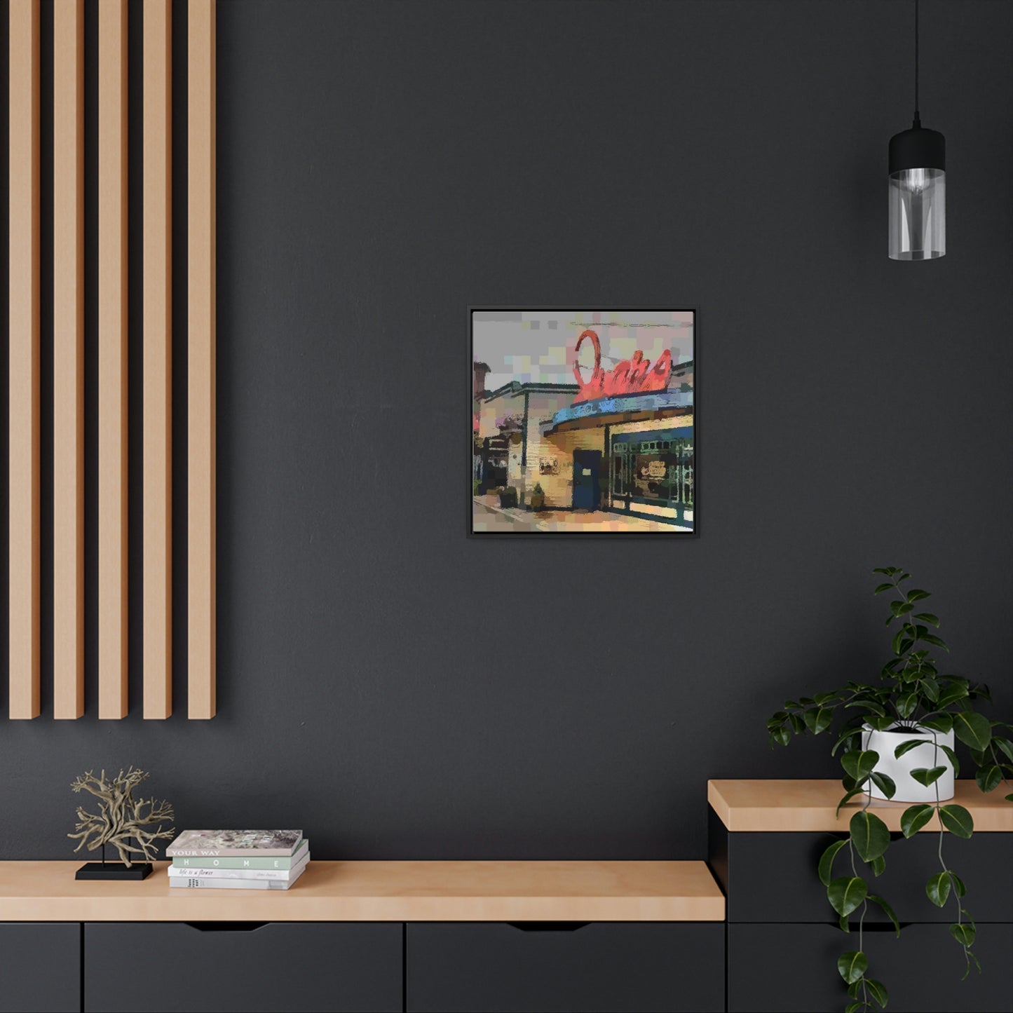 Gallery Canvas Wraps, Square Frame ...  In-A-Hurry & Stressed? ... Remember: Keep "Clam" ... Clam_Happy ...  'Ivars: Seattle Waterfront' ... Personal Archives ... Original Works ...