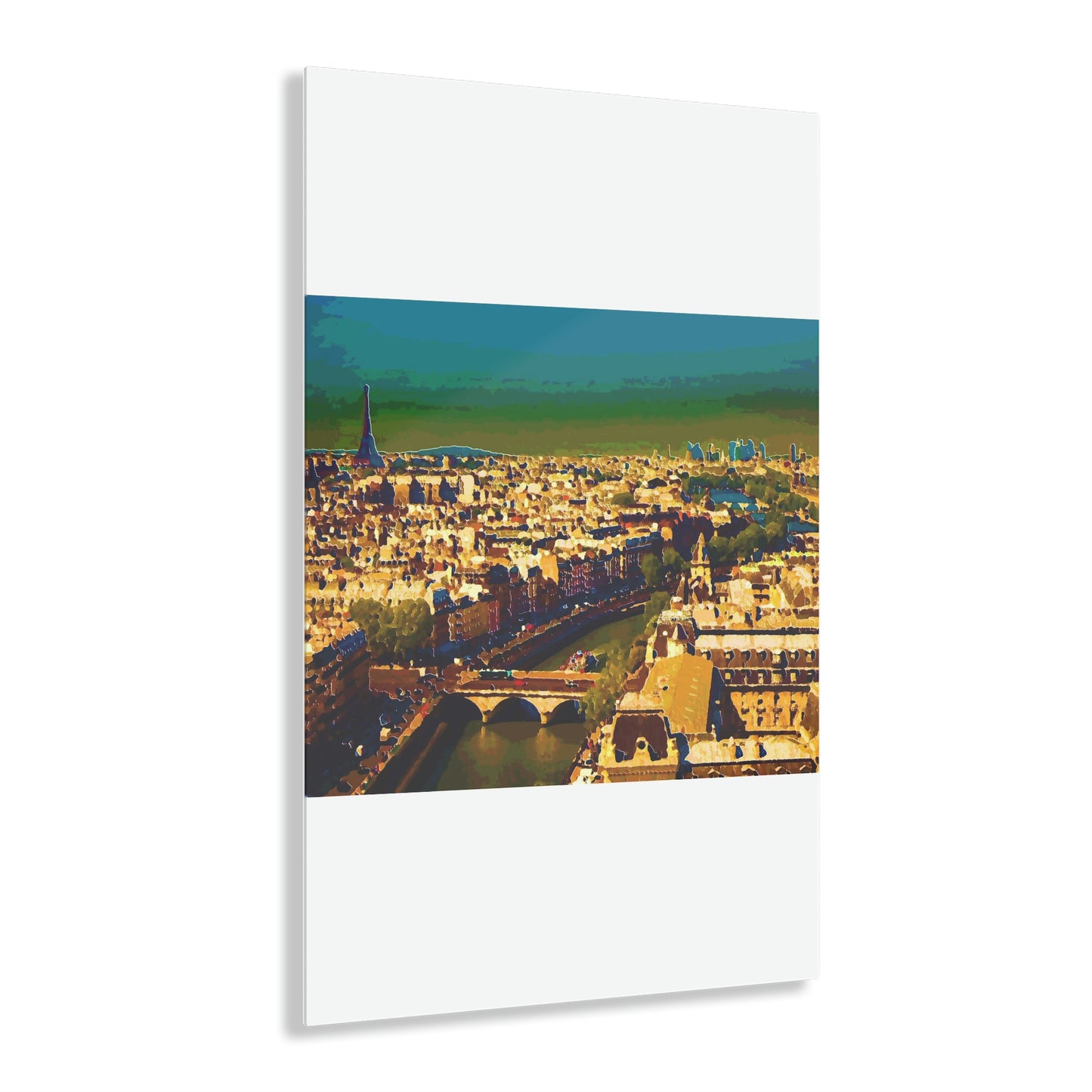 Acrylic Prints ... Au Paris ... "Along The River Seine" ... Barbara Joan Bonnel-Holt: 1972 ... Original Works ...