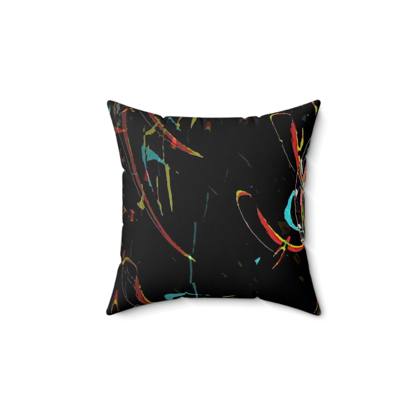 Spun Polyester Square Pillow ... "Waning Moon" ... Central Idaho ... October 2022 ... Rendering Time: 22 Hours ... Original Works ...