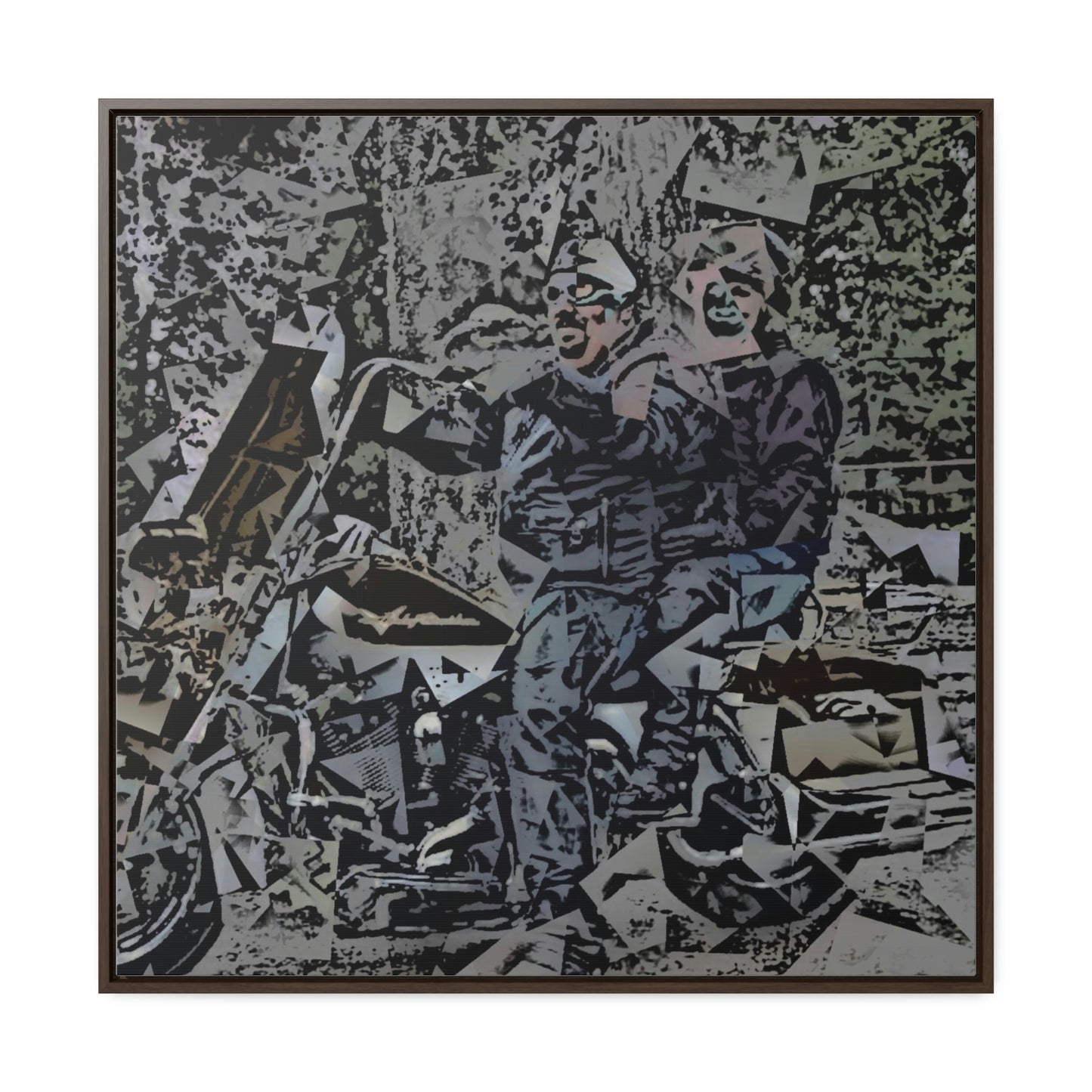 Gallery Canvas Wraps, Square Frame ... The Open Road Beckons ... "Harley 'D' Yearnings ..."  Original Works ...
