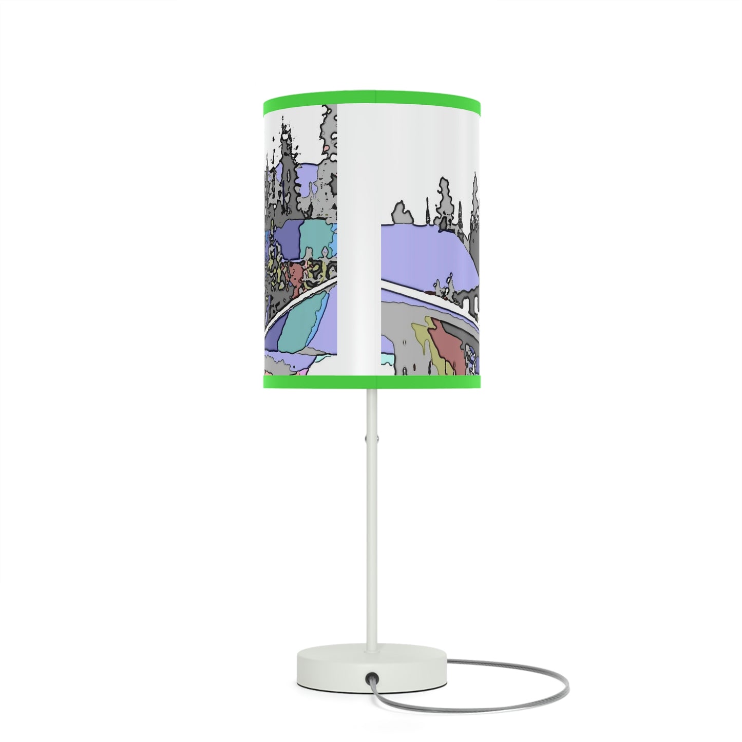 Lamp on a Stand, US|CA plug "A Very Remote Mountain Neighborhood" ... Only Cabins In This Environment ... Cenrtal Idaho ...