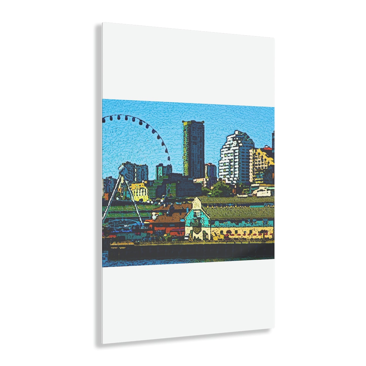 Acrylic Prints ... That Classic Wheel ... 'Seattle's Wheel' ... & An Old Classic Waterside Vendors ...  'Family Archives' ... Original Works ...