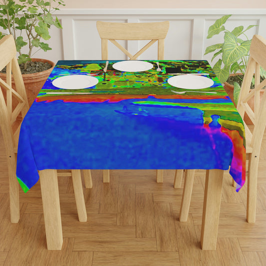 Tablecloth ... "Lombard Street San Francisco, CA, USA" ... Family Archives 1970's ... Original Works ...
