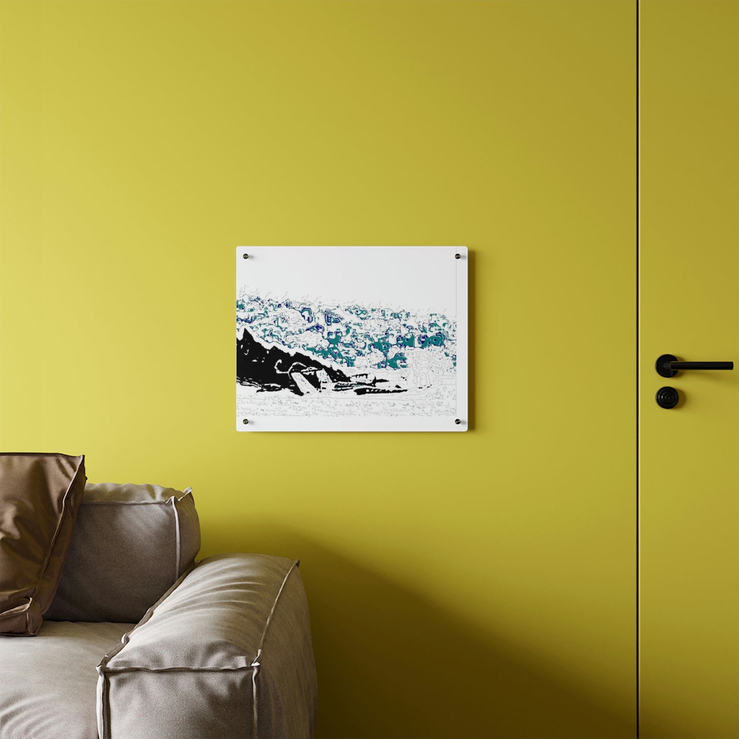 Acrylic Wall Art Panels ... Seattle Columbia Cup On Lake Washington ... "Dave Wilcox Heads For The Win" ... Associate Gift-Photo ... Original Works ...