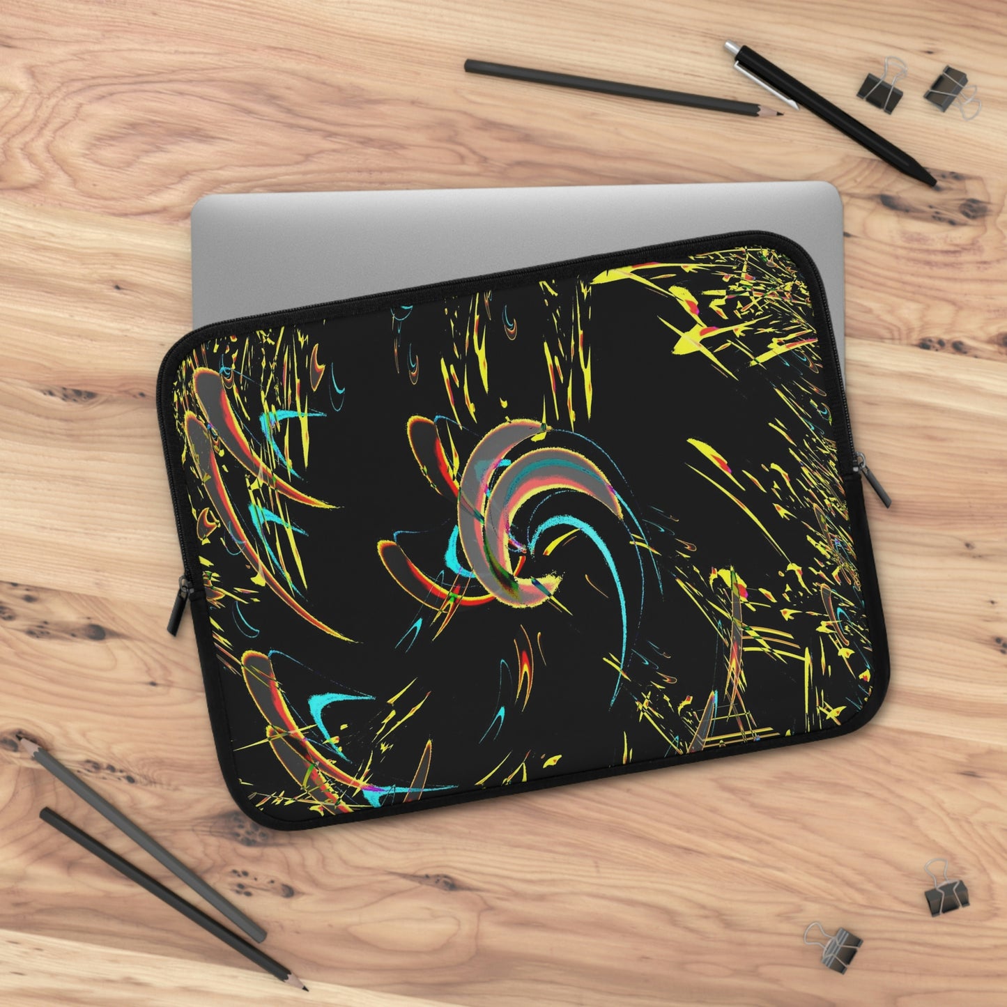 Laptop Sleeve ... "Waning Moon" ... Central Idaho ... October 2022 ... Rendering Time: 22 Hours ... Original Works ...
