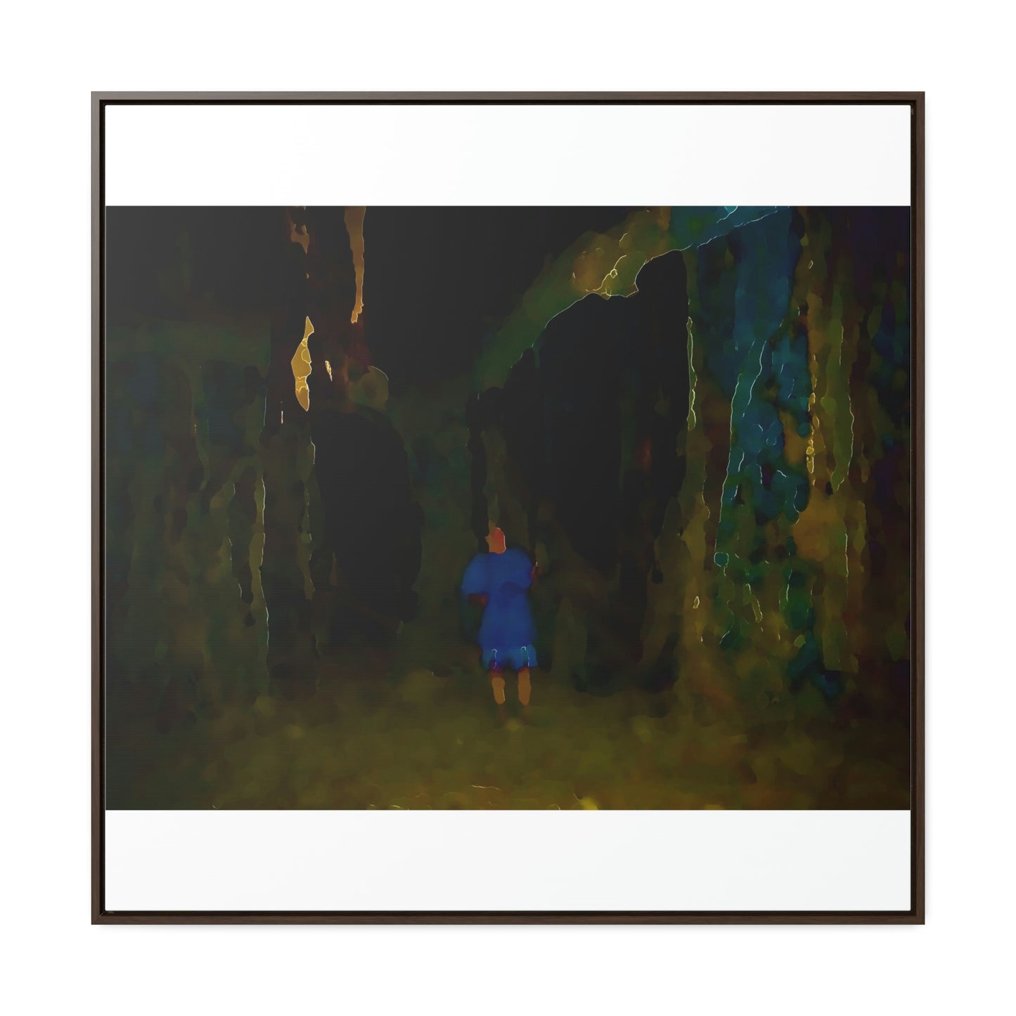Gallery Canvas Wraps, Square Frame ... Jesuit Philosophy ... "In The Polynesian Banyans ..."