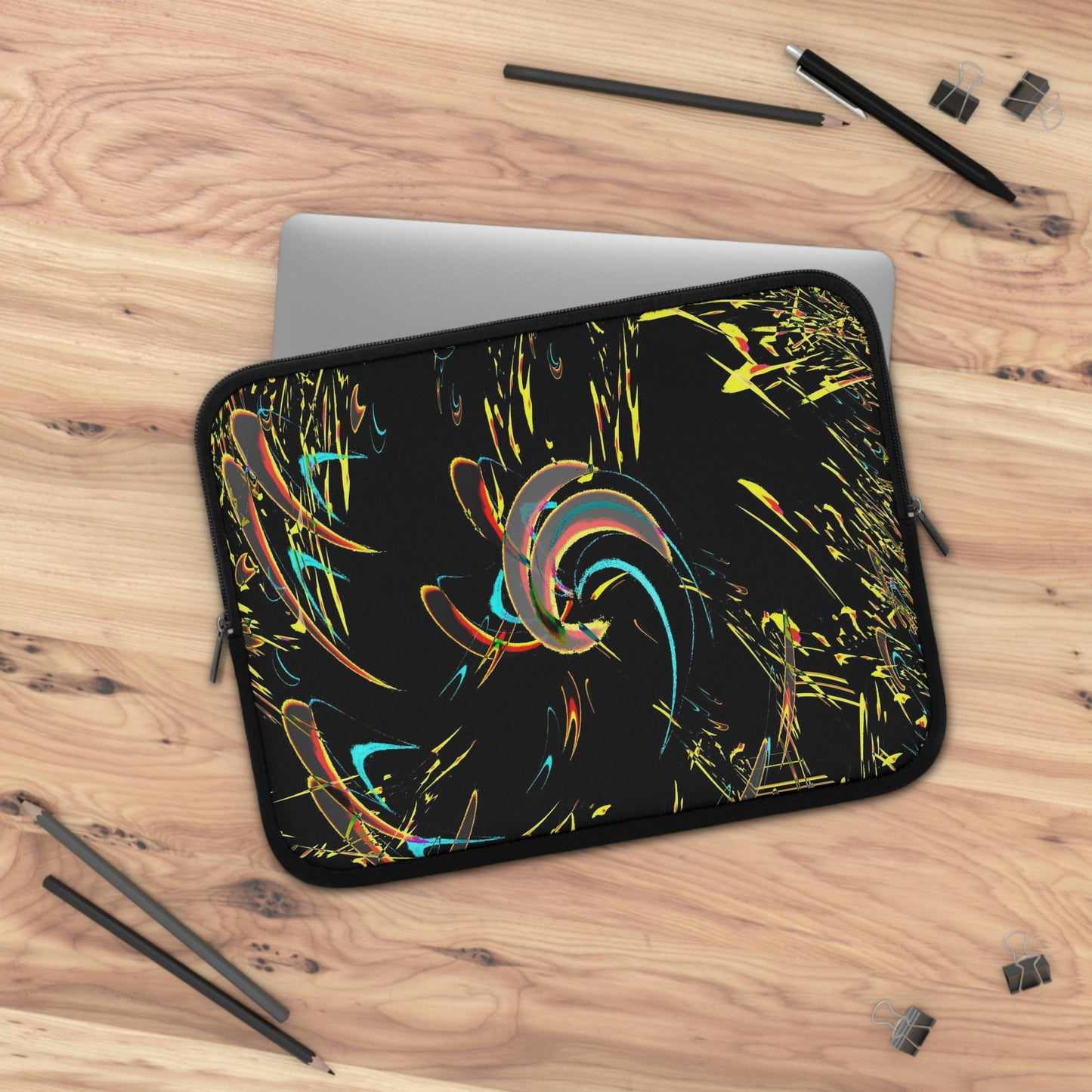 Laptop Sleeve ... "Waning Moon" ... Central Idaho ... October 2022 ... Rendering Time: 22 Hours ... Original Works ...