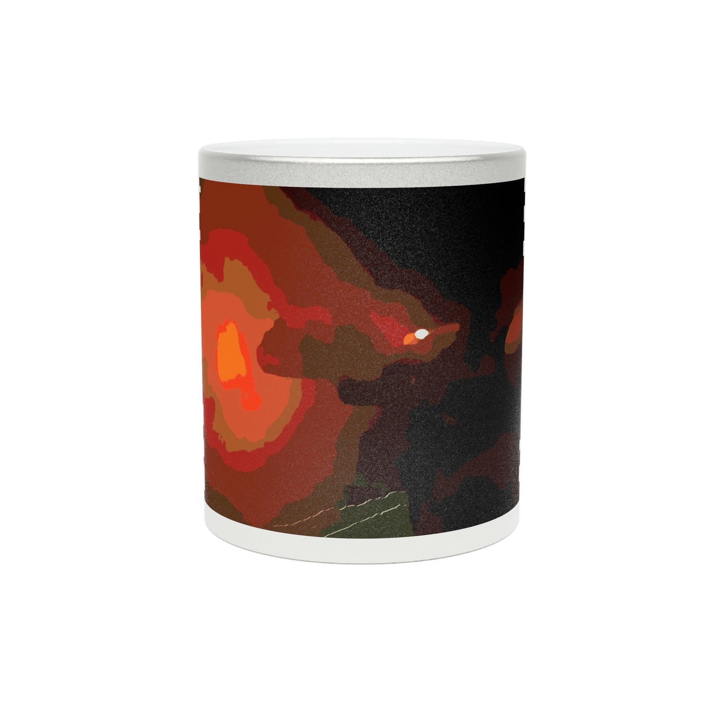 Metallic Mug (Silver\Gold) ... Ruger .357 Magnum Early-Morning-Target-Practice ... 'Circa April 2022' ... Original Works ...