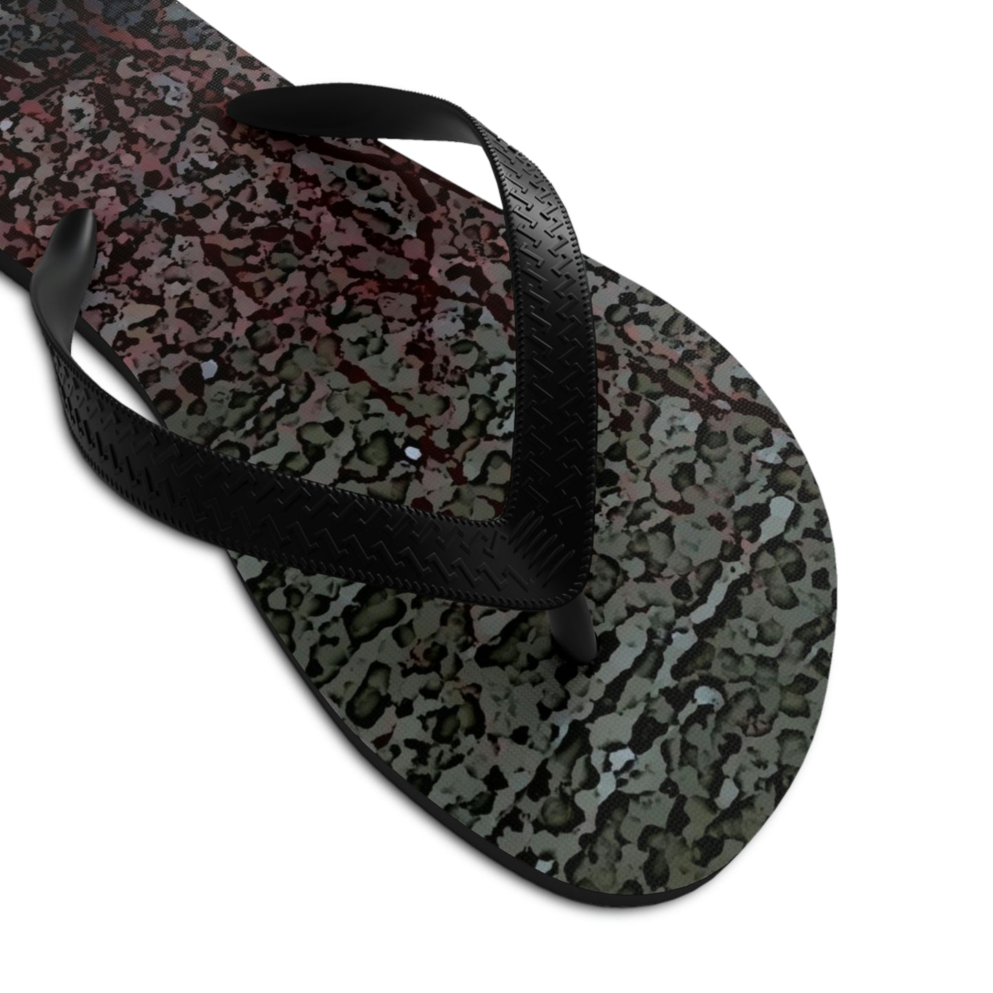 Unisex Flip-Flops .. "A River Runs Through It" ... Red-Osier-Dogwood (Cornus Stonlifera 'Rubra') .. Original Works ... Central Idaho ...