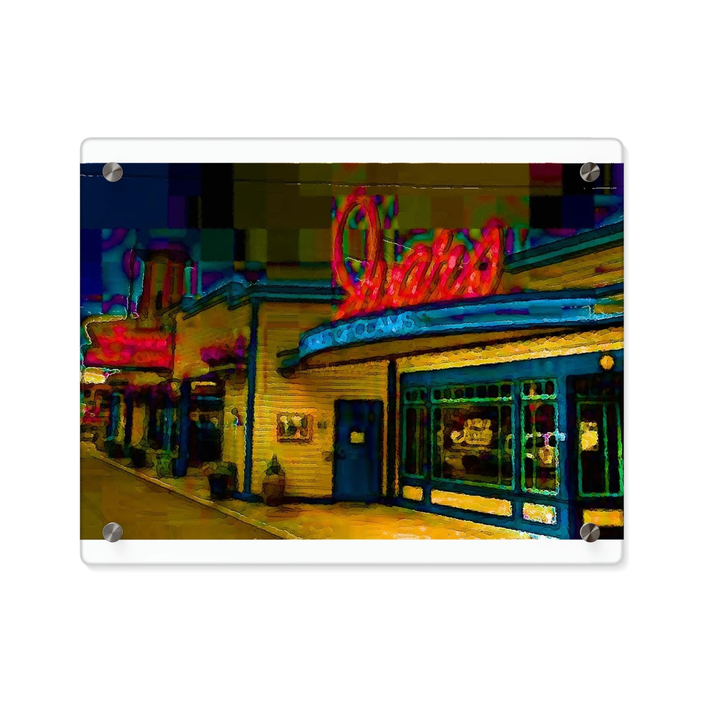 Acrylic Wall Art Panels ...  In-A-Hurry & Stressed? ... Remember: Keep "Clam" ... Clam_Happy ...  'Ivars: Seattle Waterfront' ... Personal Archives ... Original Works ...
