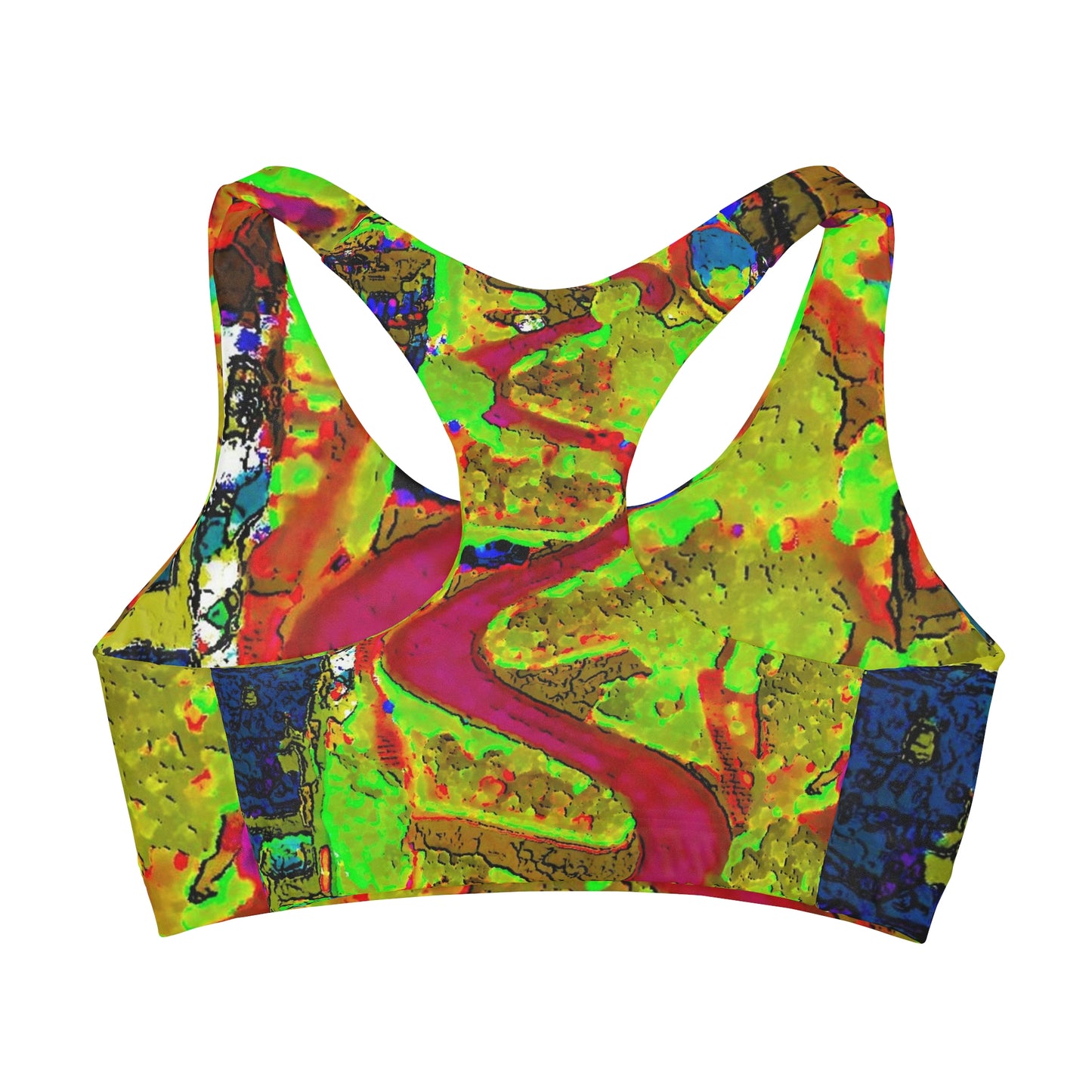Girls' Double Lined Seamless Sports Bra ... A Crazy Street ... 'Eight Winding Curve-Switchbacks' ... "Lombard Street, San Francisco, CA' ... Family Archives: 1970's ... Original Works ...