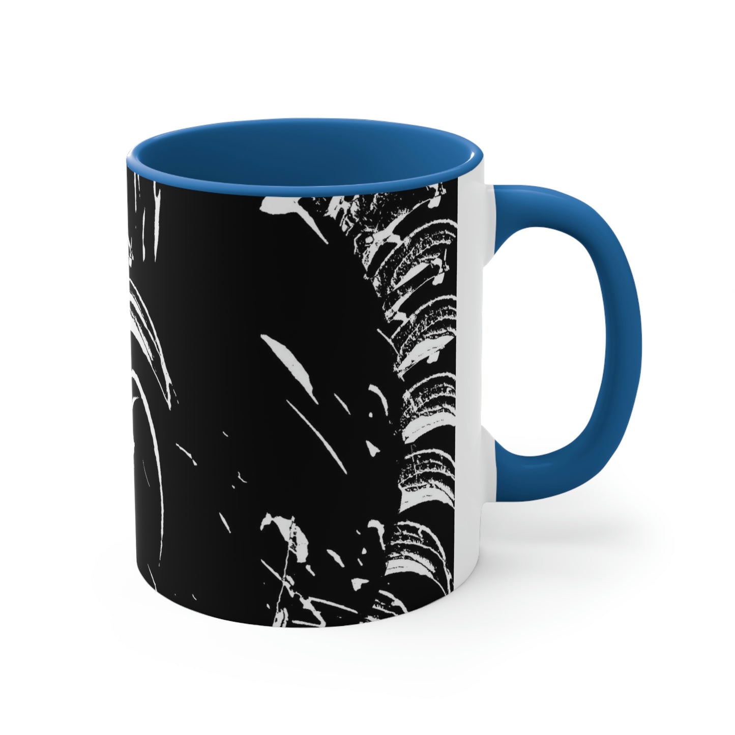 Accent Coffee Mug, 11oz ... "Waning Moon" ... Central Idaho ... October 2022 ... Rendering Time: 22 Hours ... Original Works ...