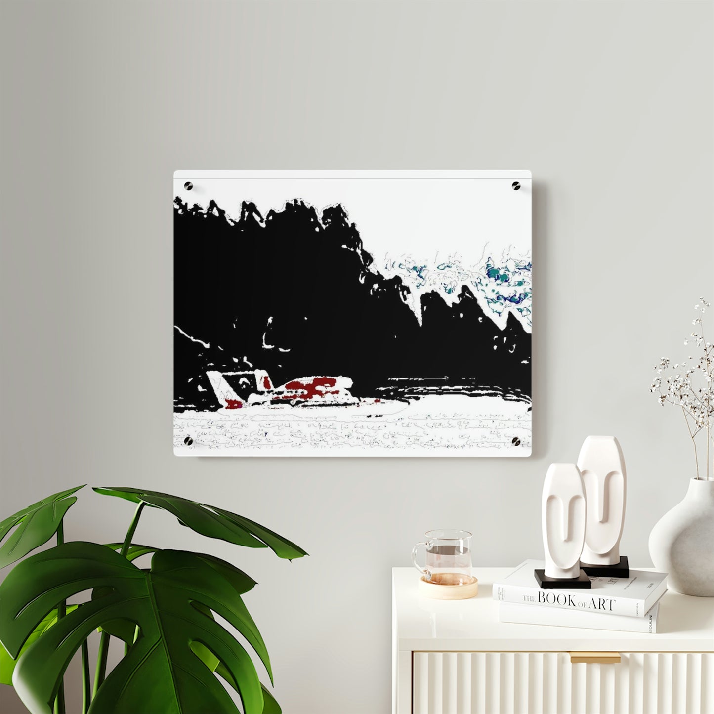 Acrylic Wall Art Panels ... Seattle Columbia Cup On Lake Washington ... "Dave Wilcox Heads For The Win" ... Associate Gift-Photo ... Original Works ...