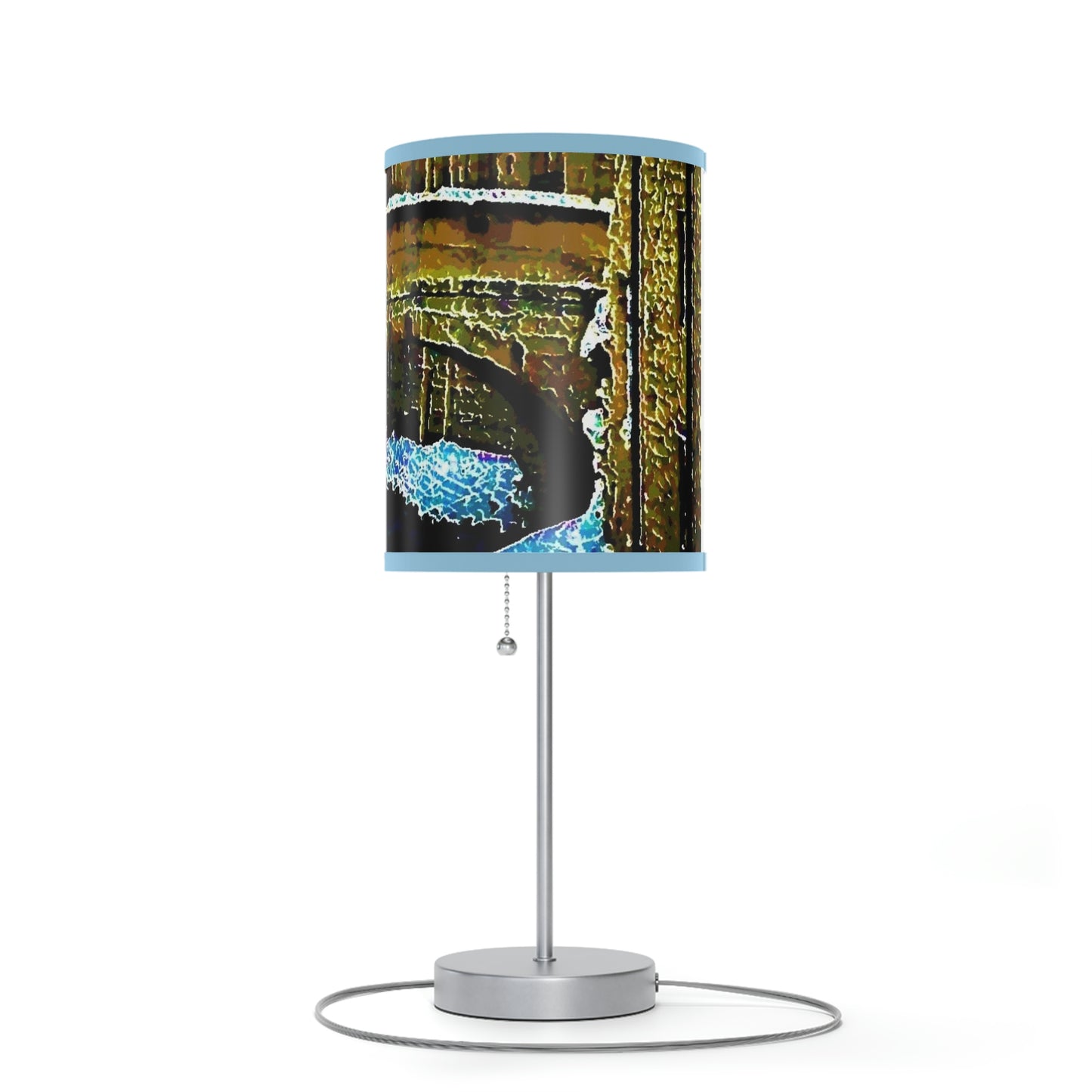 Lamp on a Stand, US|CA plug ... Walikng The Streets & Alleys ... 'Strolling The Canals ... '  ... Original Works  ...
