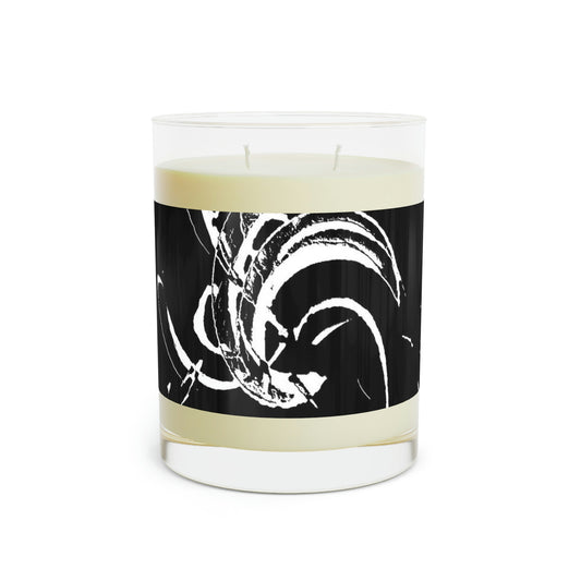 Scented Candle - Full Glass, 11oz ... "Waning Moon" ... Central Idaho ... October 2022 ... Rendering Time: 22 Hours ... Original Works ...