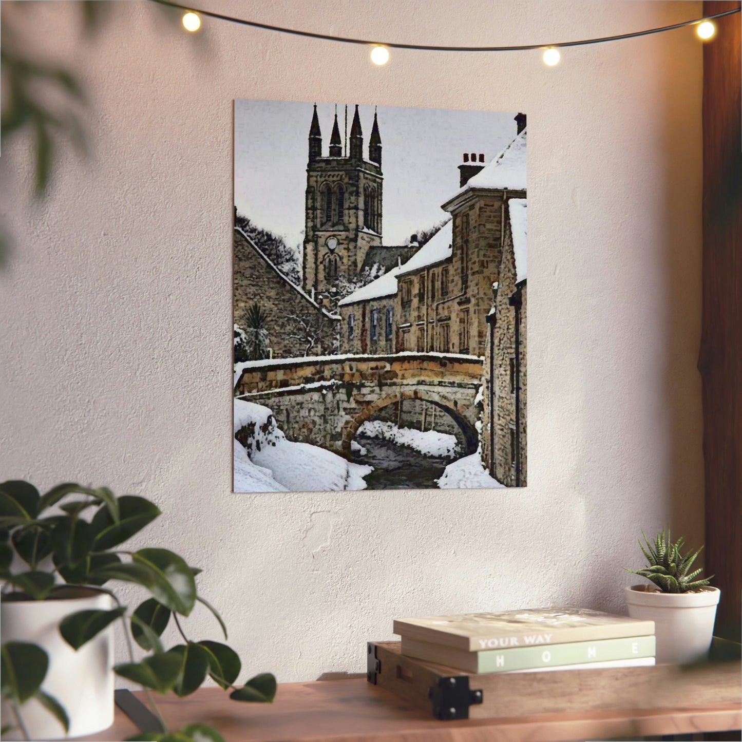 Aluminum Composite Panels ... A Bridge, A Canal, A Cathedral ... "To Stroll Over-Through-And-By" ... Central England: Circa 2005 ... Original Works ...