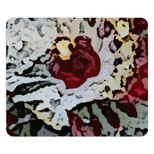 Mouse Pad ... "A Friendly Flower" ... Pointsettia 'Pointing' ... Original Works ... (Supplied Photograph) ...
