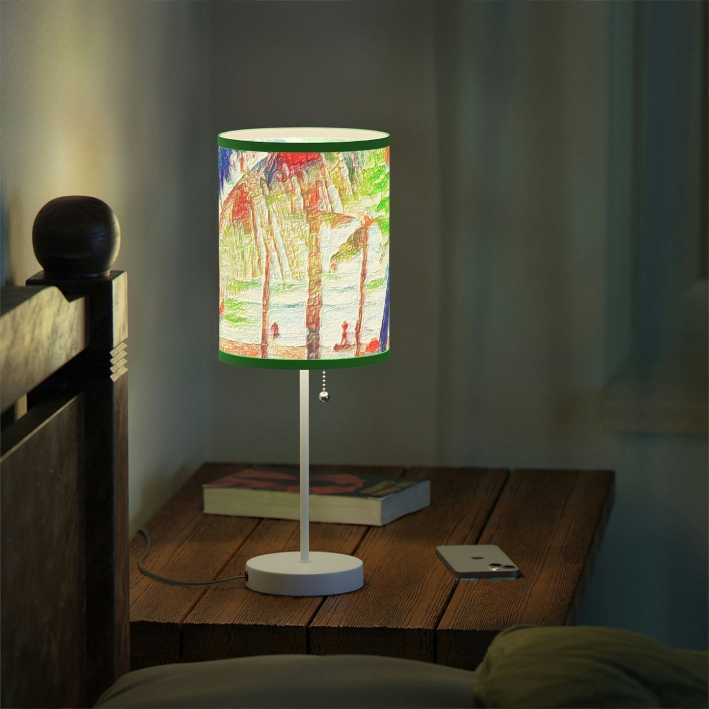 Lamp on a Stand, US|CA plug ... "The Royal Hawai'ian: Waikiki Beach_Beach" ... Honolulu, HI ... Ocotber 2014 (Halloween) ... Original Works ...